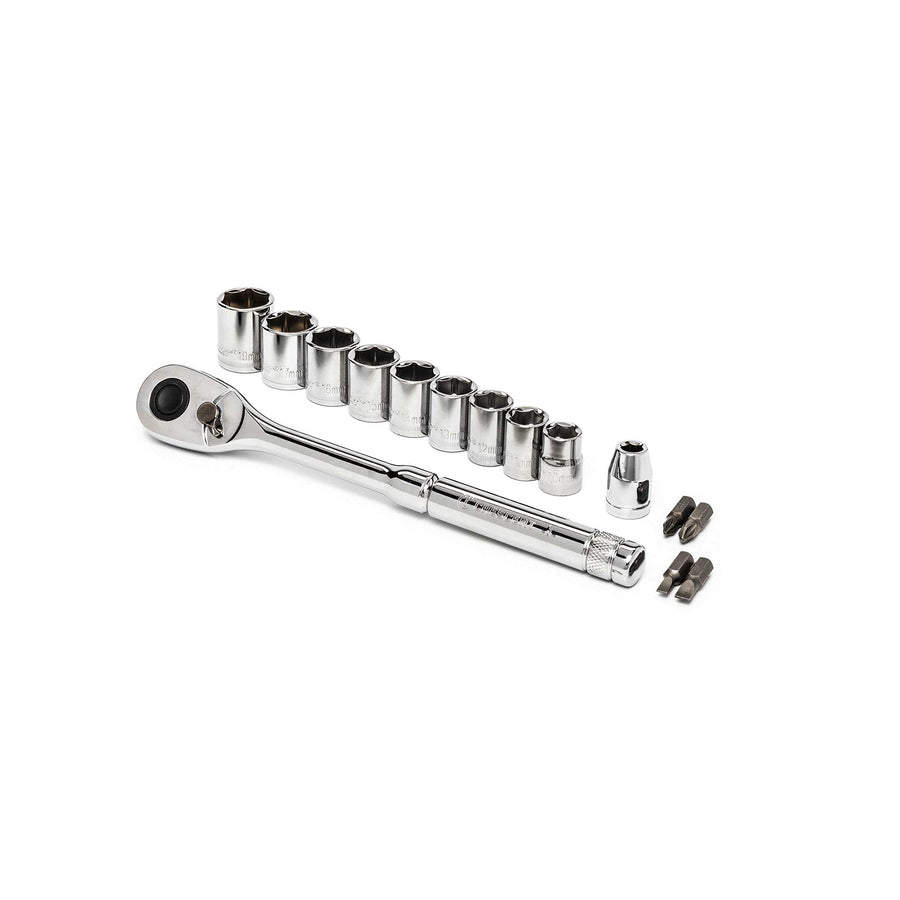 15 Pc Crescent 3/8" Drive 6 Point Metric Mechanics Tool Set - CSWS38MM15
