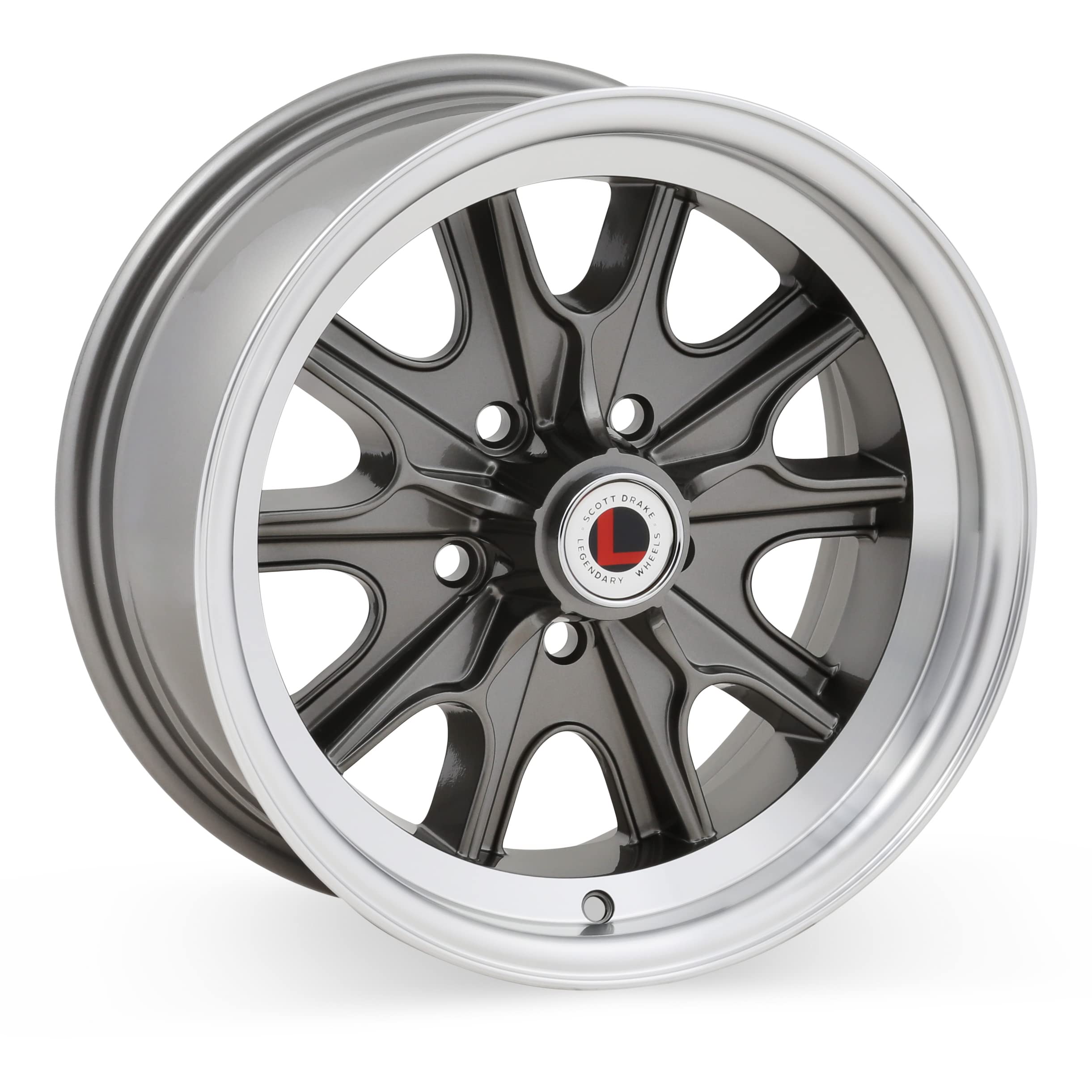 15X7 Legendary Wheel - 'Hb5' Alloy Rim-5Lug-Char (LW90-50754B)