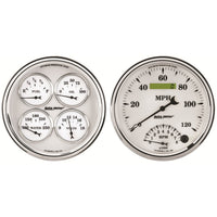 Auto Meter 1203 5" Tachometer / Speedometer Combo Kit Old Tyme White II Box