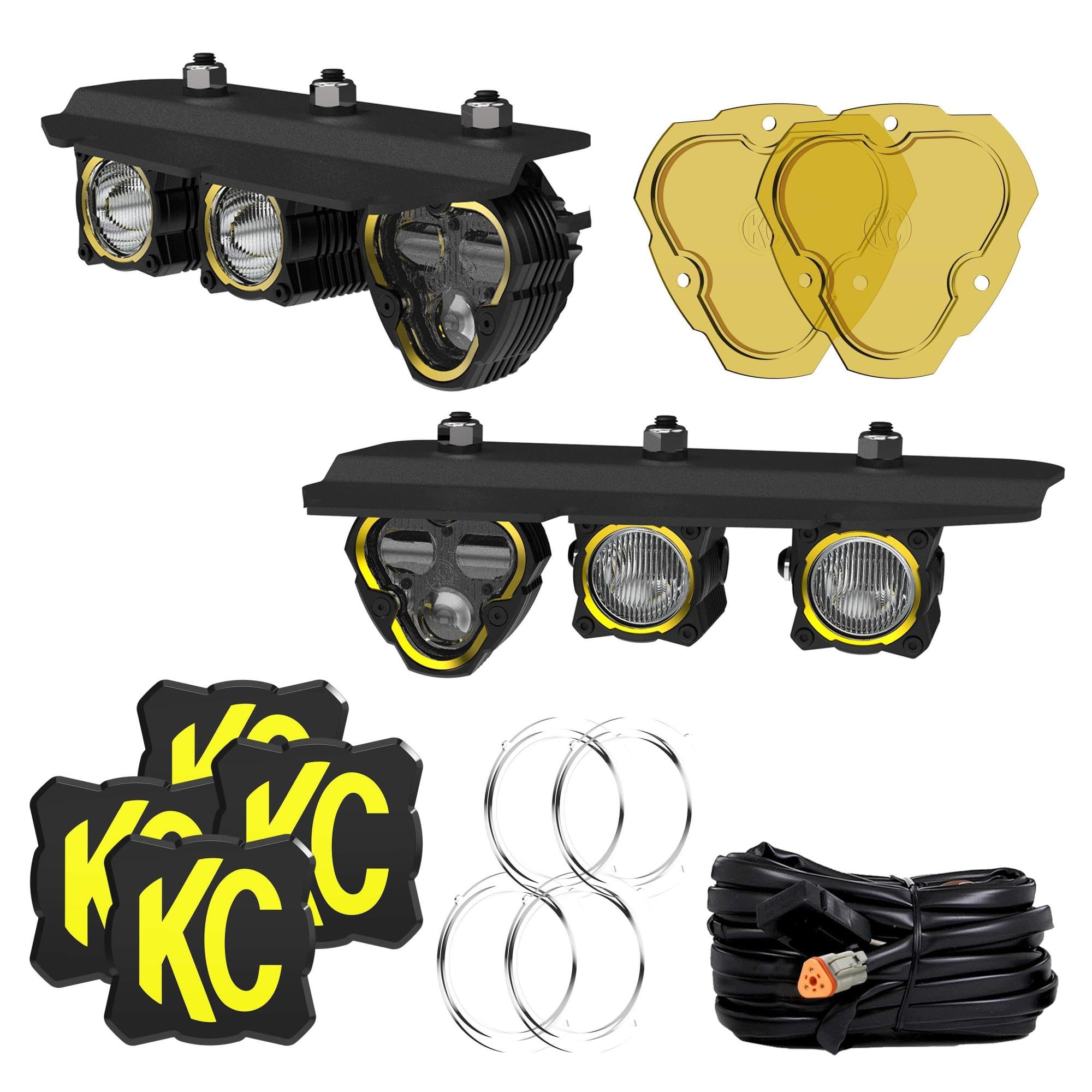 Flex ERA® KC Hilites SAE Fog Pocket Kit - 2021-Current Ford Bronco