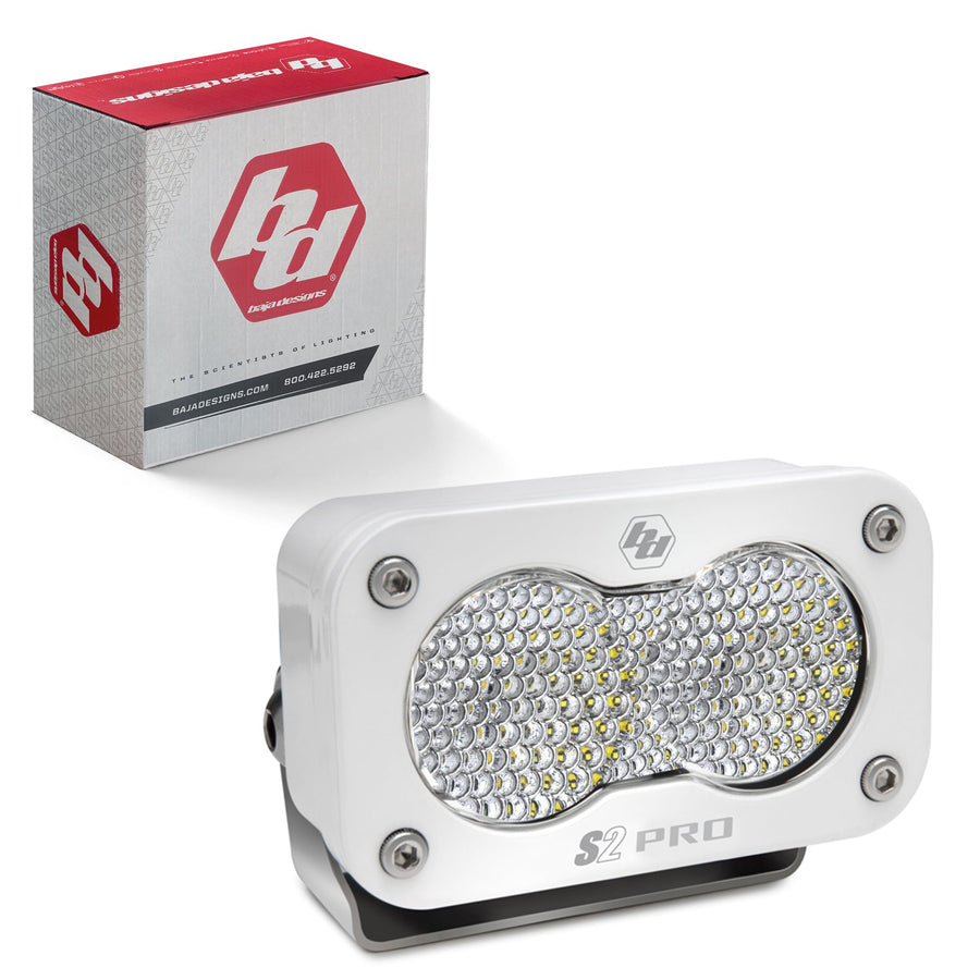 S2 Pro Baja Designs White LED Light Pod (Work/Scene; Clear)