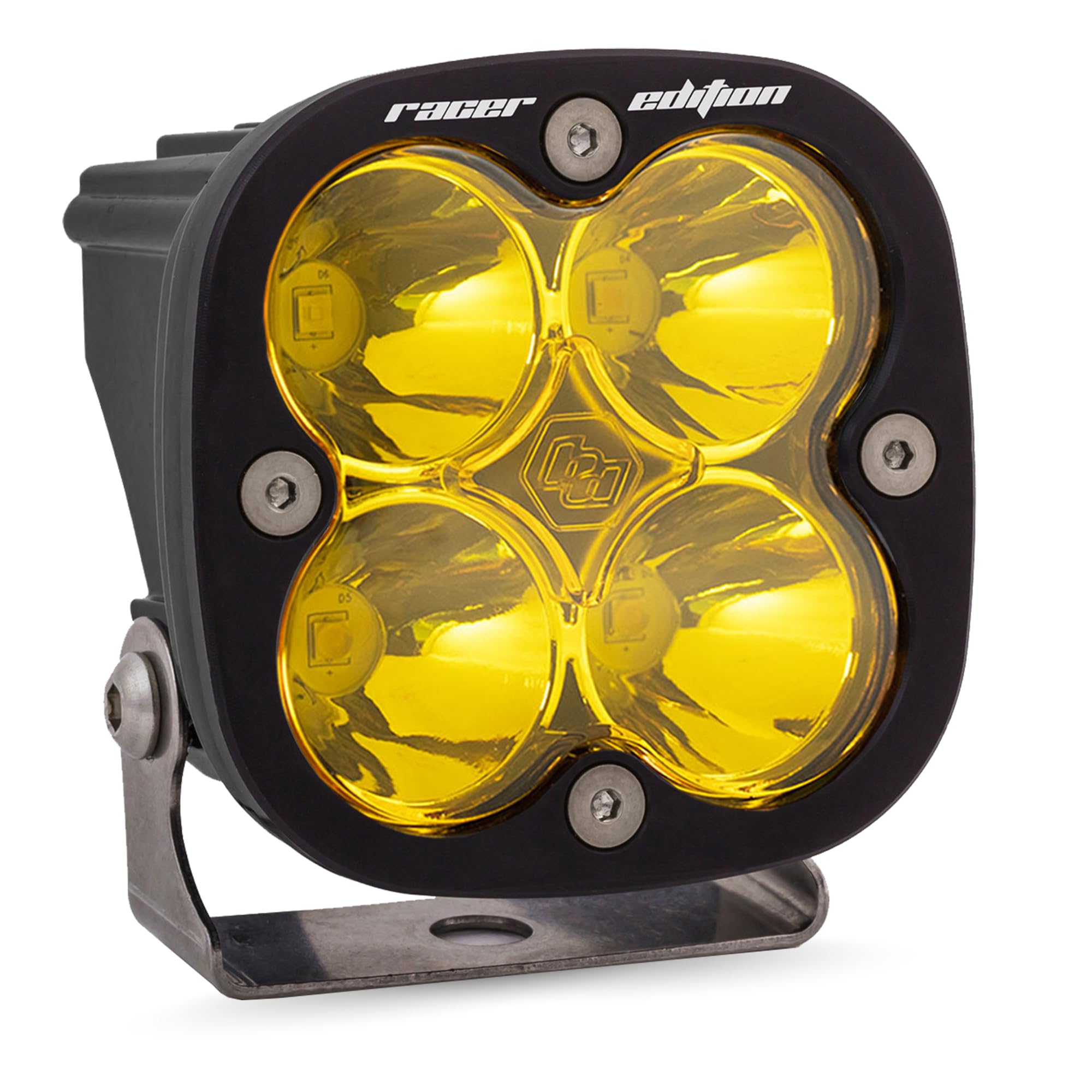 Squadron Racer Edition Baja Designs LED Light Pod (Amber; Racer Spot)