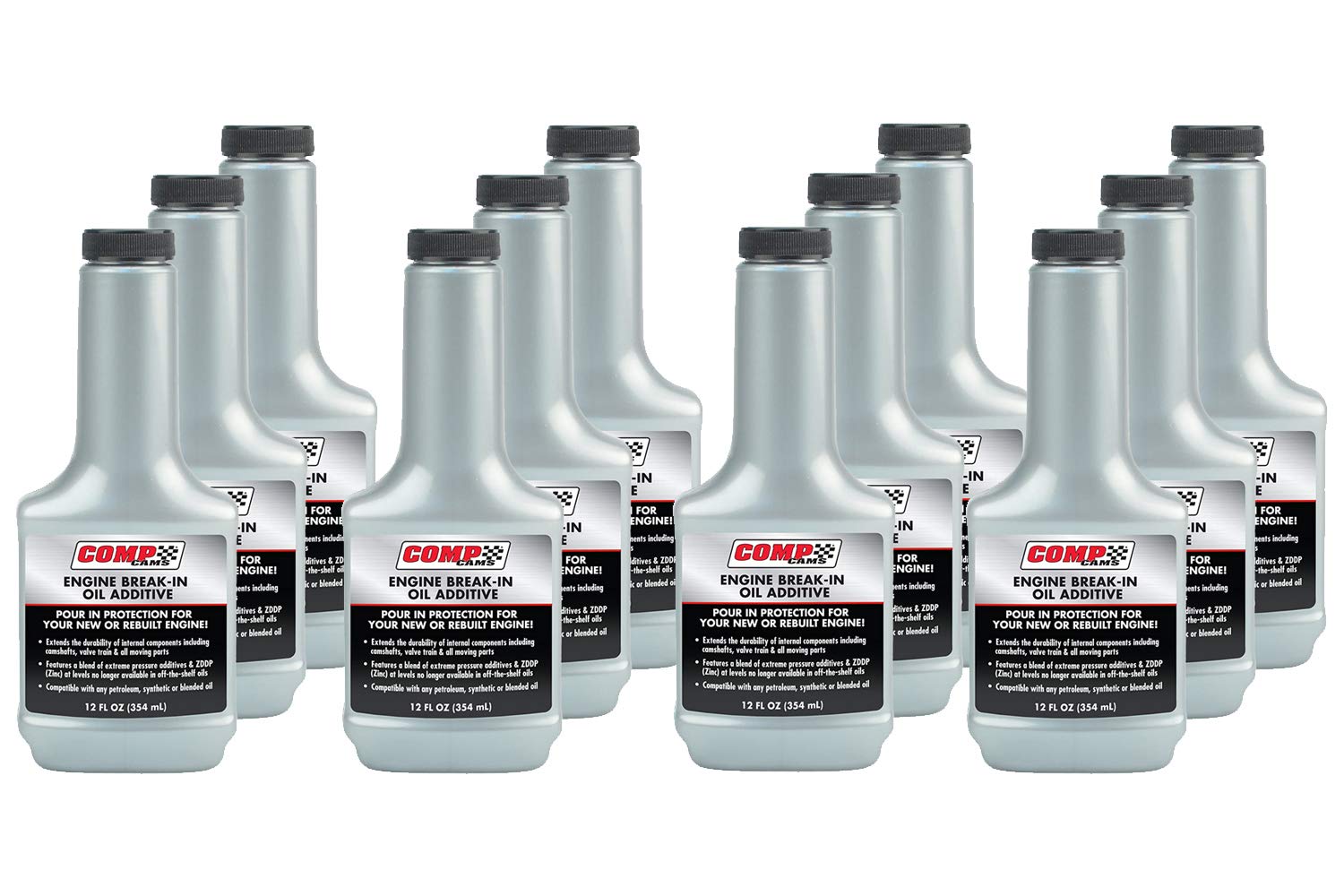 12 Pack of 12 oz. Bottle Engine Break-In Oil Additive COMP Cams 159-12