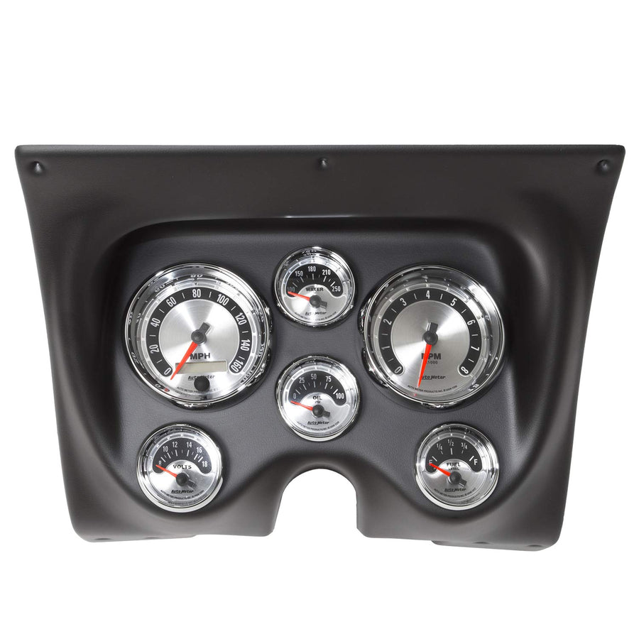 Auto Meter Gauge Kit 7020 (6 Pc, Camaro/Firebird 67-68, Tach/Mph/Fuel/Oilp/Wtmp/Volt, American Muscle)