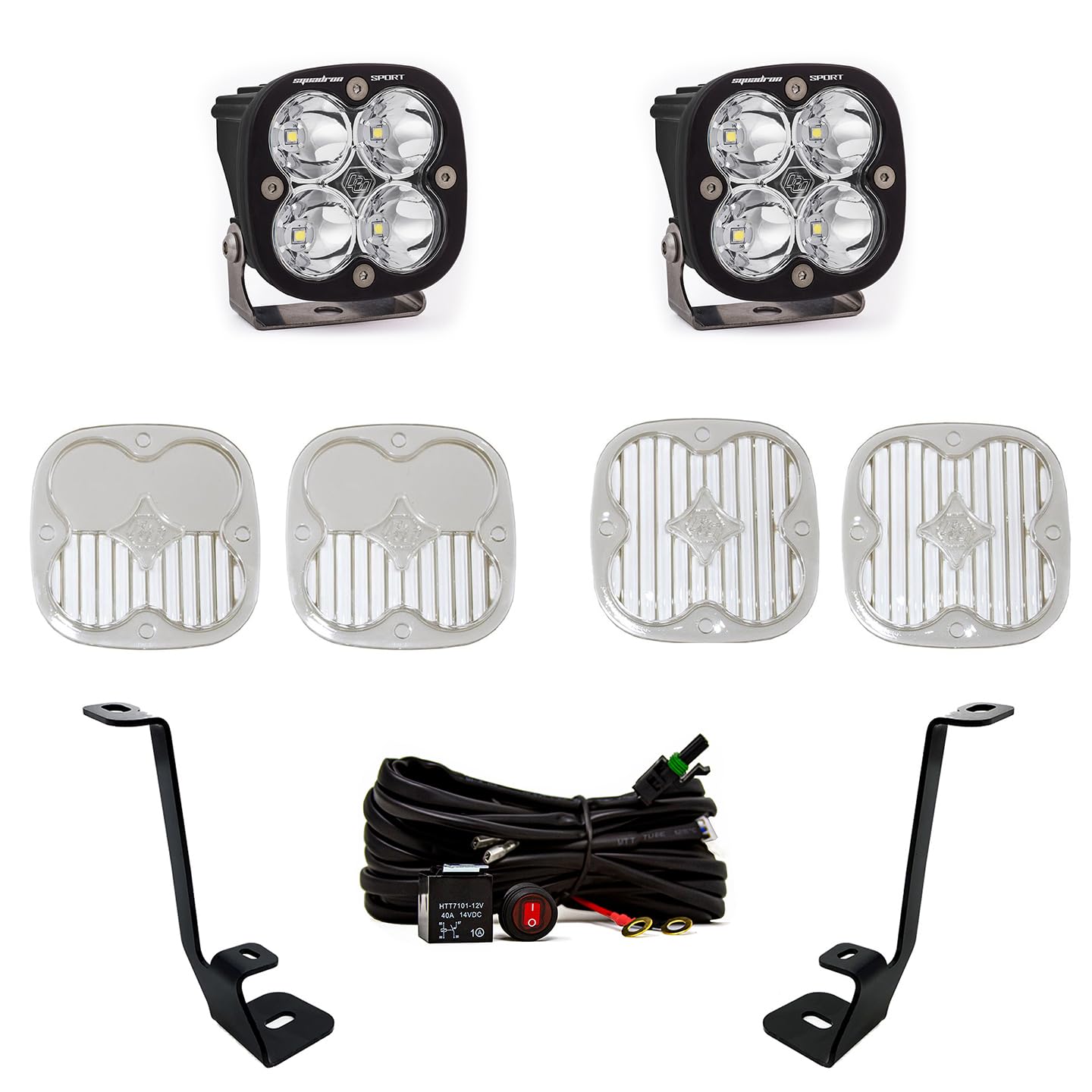Squadron Sport Baja Designs LED A-Pillar Light Kit for Ford F-150 2021-22 Truck - Includes Switch Wiring Harness
