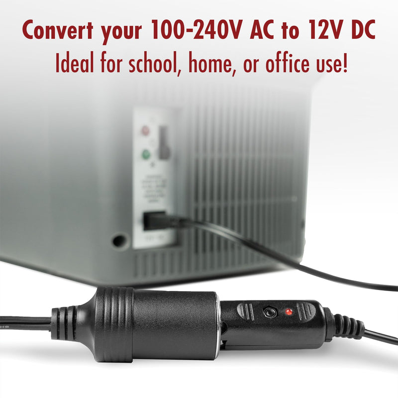 Wagan 10 Amp EL9904 110V 240V AC to DC Power Adapter 100-240V 10A to 12V Car Cigarette Lighter Socket AC/DC Power Converter