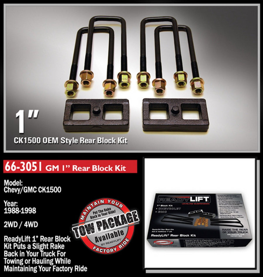 66-3051 ReadyLift 1" Rear Block Kit
