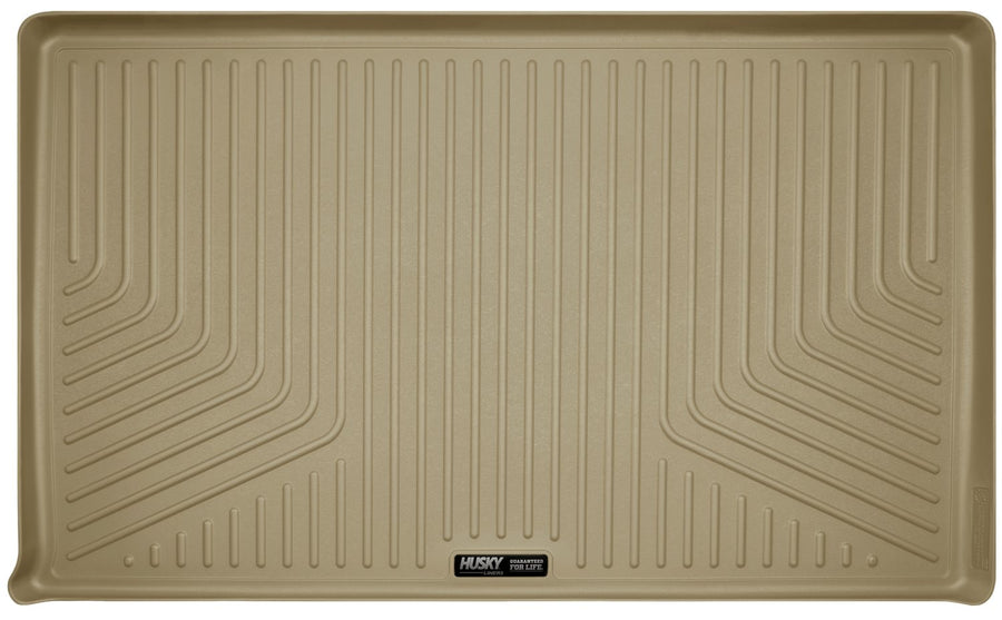 Husky Liners Cargo Liner Weatherbeater | Fits 2007-2017 Ford Expedition EL/Lincoln Navigator Behind 3rd Seat | 1-pc Tan - 23413