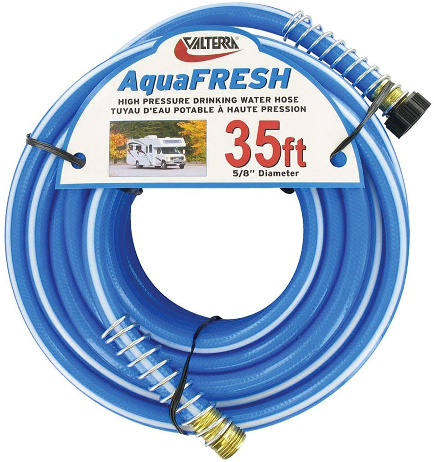W01-9420 Valterra Drinking Water Hose 5/8" X 35' Blue (4)