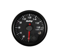 26-603 Holley Analog Style Voltage Gauge