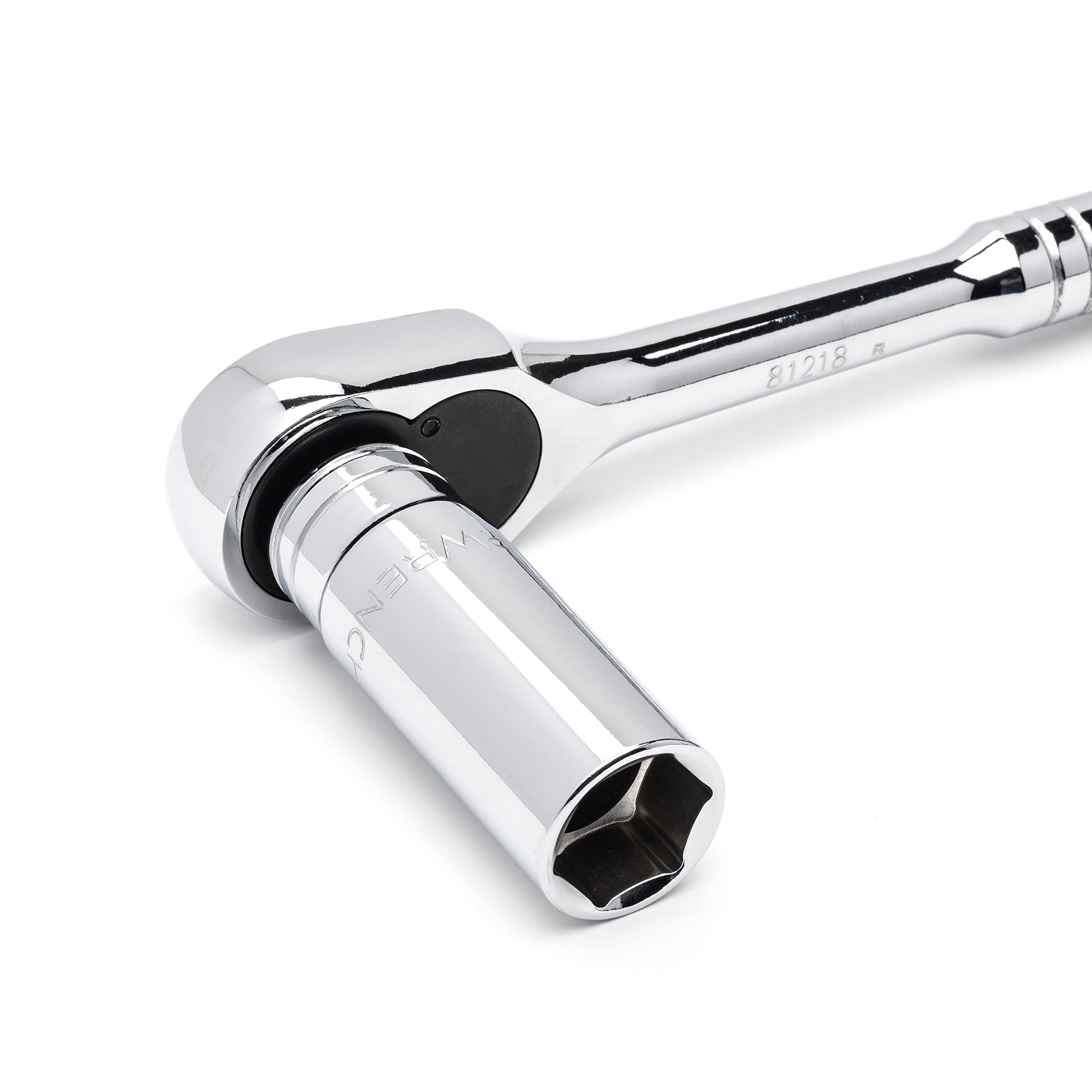 3/8" Drive GEARWRENCH 45 Tooth Quick Release Teardrop Ratchet, 7-3/4" - 81218