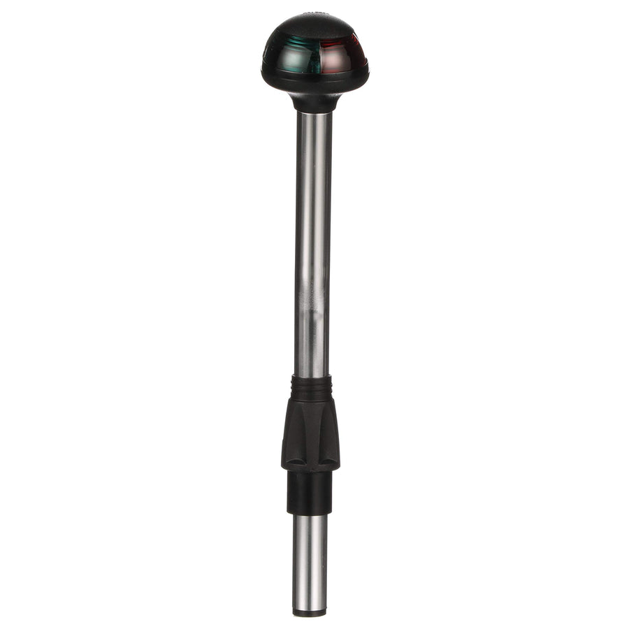 Bi-Color Attwood 5091-10-7 Stowaway 1-Mile Sidelights, 10-Inch Angled Pole, 225-Degree Visibility for Boats Up to 39.4 Feet