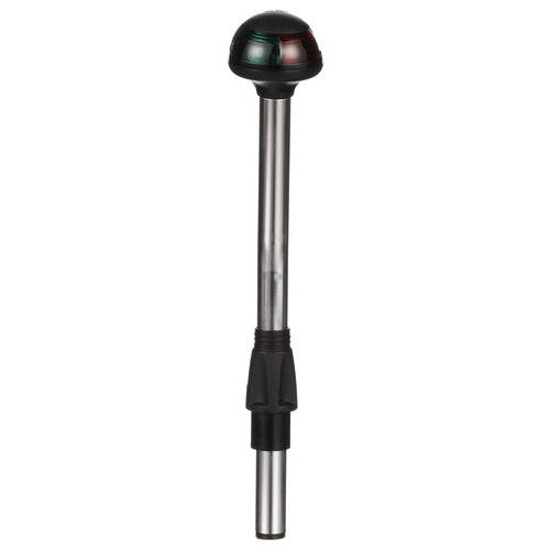 Bi-Color Attwood 5091-10-7 Stowaway 1-Mile Sidelights, 10-Inch Angled Pole, 225-Degree Visibility for Boats Up to 39.4 Feet