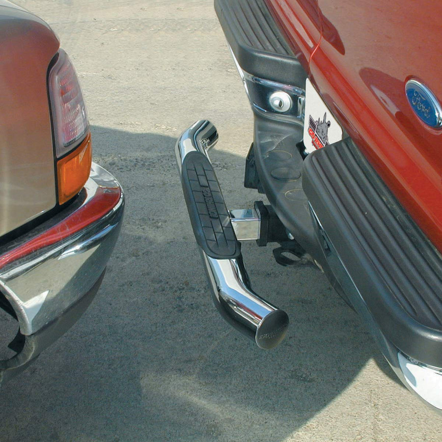360 Series Go Rhino Hitch Step | 36" Stainless Steel, Polished | 360PS | Fits 2" Receivers