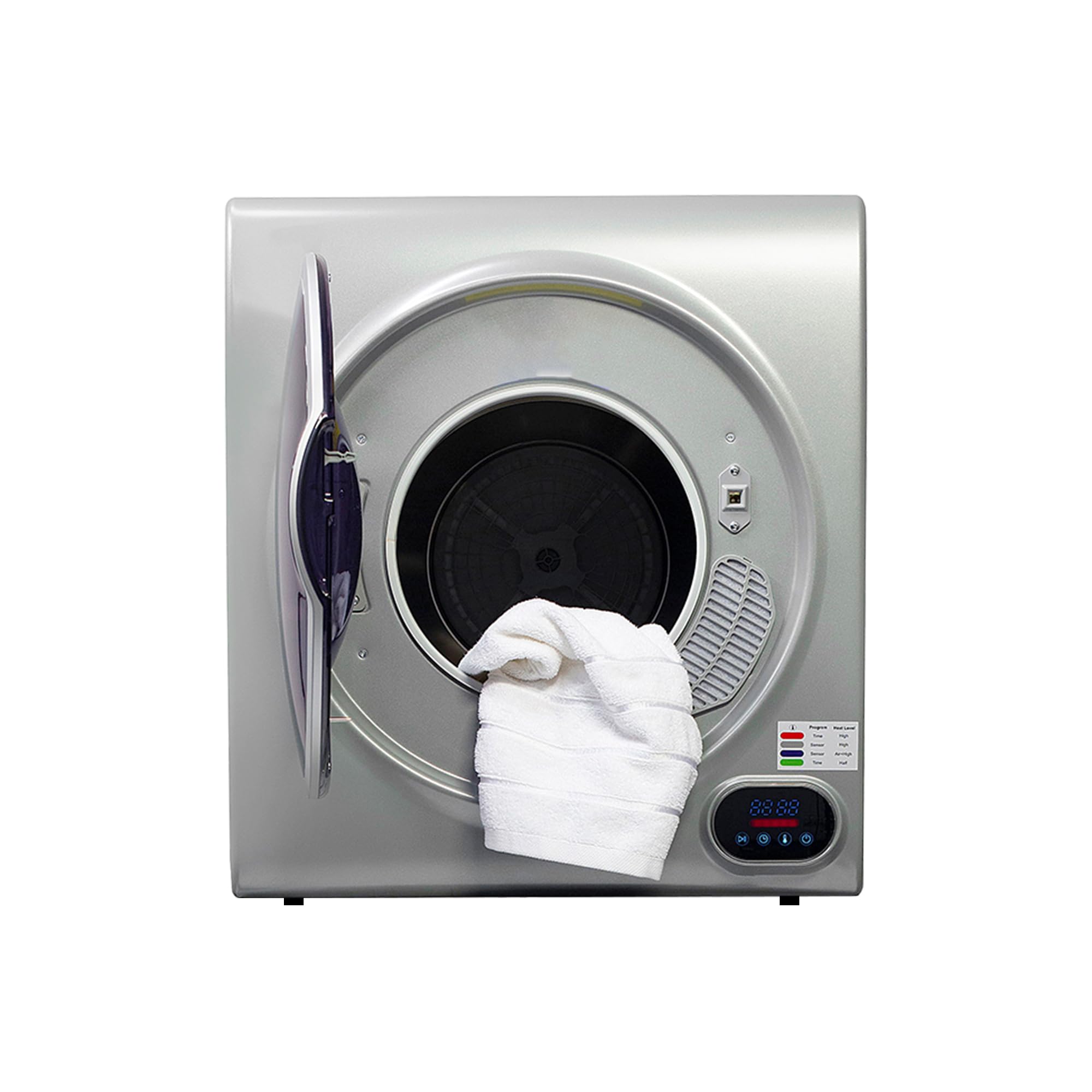 Equator Sensor Compact Vented Dryer 3.5cf/13lbs 110V Bottom control DIGITAL (Silver)