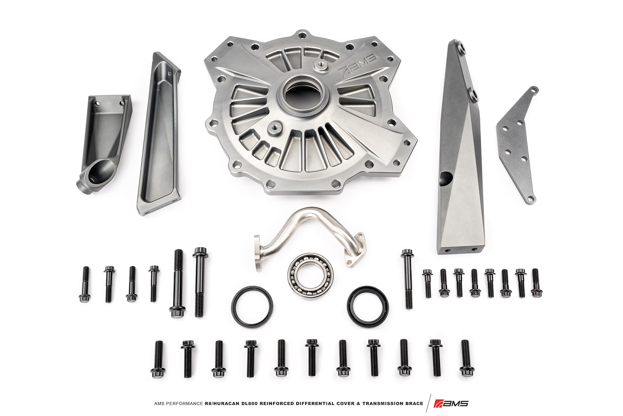 R8/Huracan AMS Performance DL800 Reinforced Differential Cover & Transmission Brace