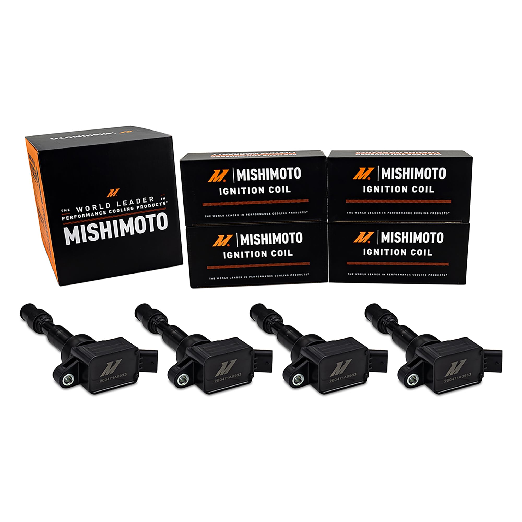 Mishimoto 4-Pack Ignition Coil compatible with Hyundai Veloster 2.0L N/A 2019-2020