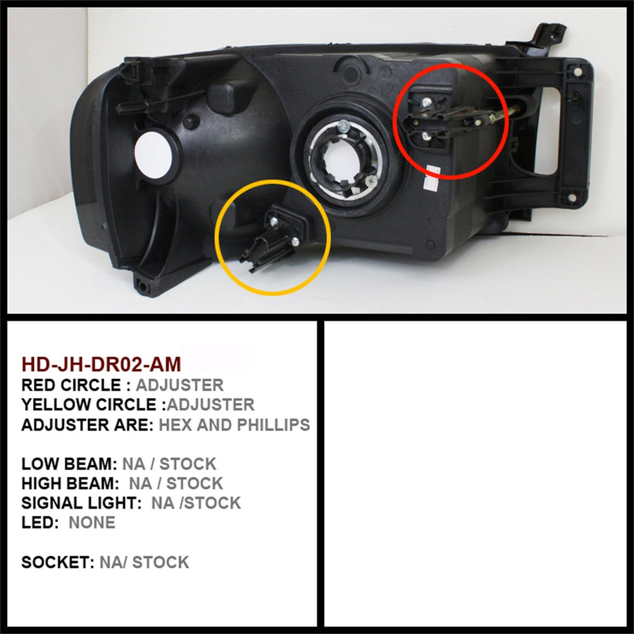 Auto Spyder HD-JH-DR02-AM-C Crystal Headlight
