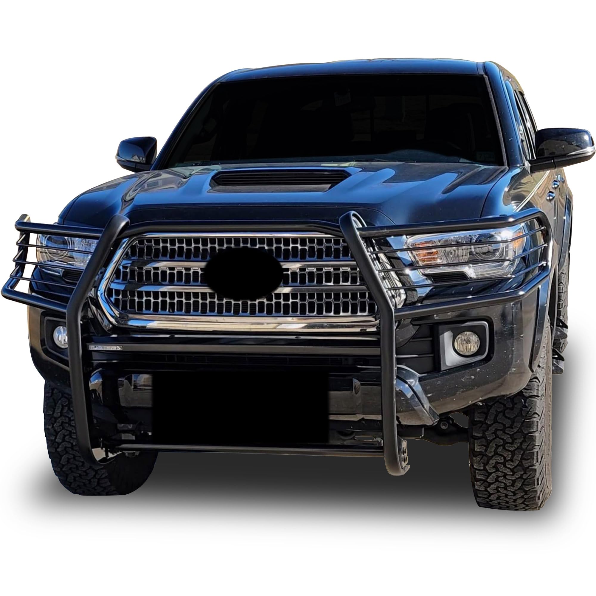 Grille Brush Black Horse Bumper Guard Modular Compatible with 2016-2023 Toyota Tacoma-17A096402MA