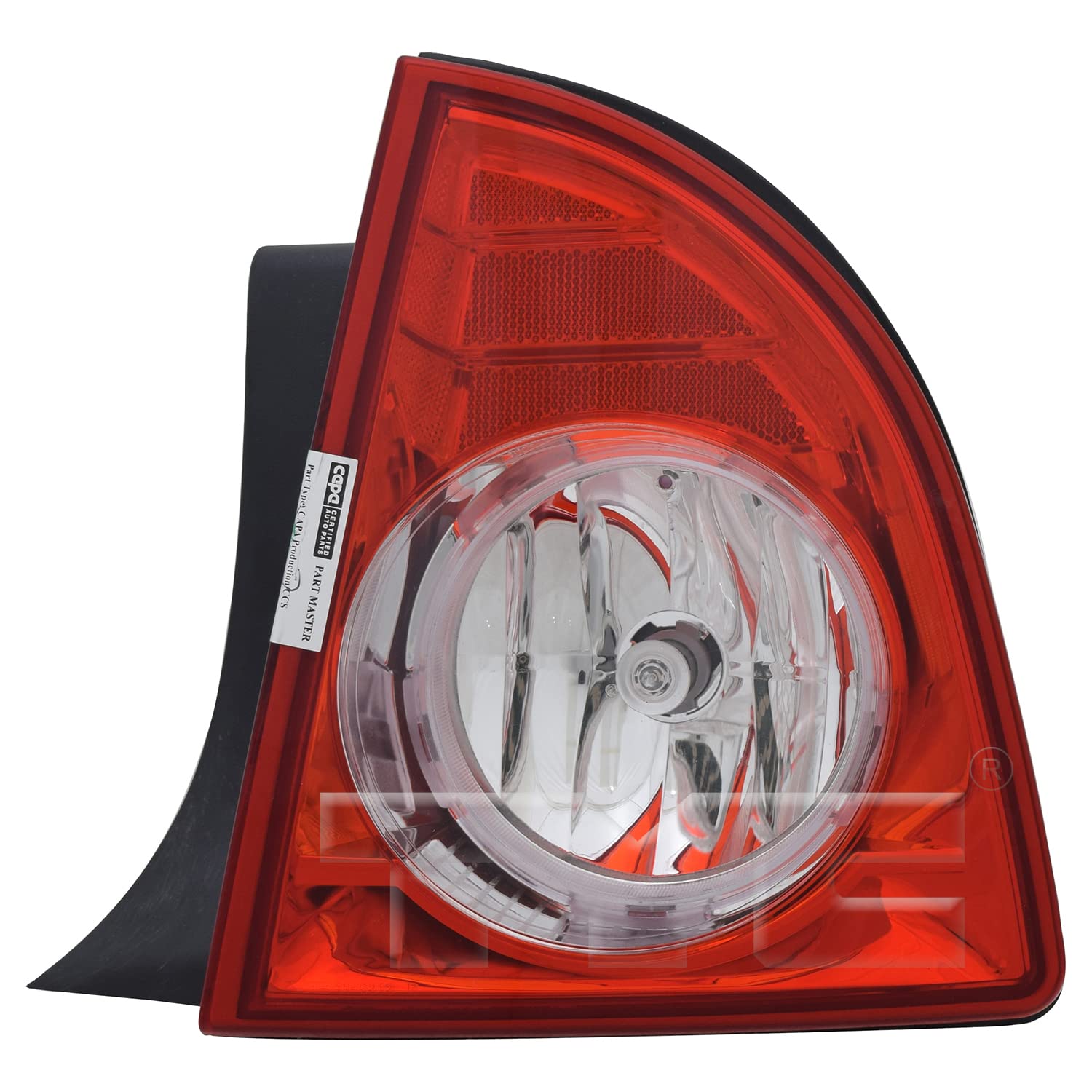 Right TYC Tail Light Assembly Compatible with 2008-2012 Chevrolet Malibu