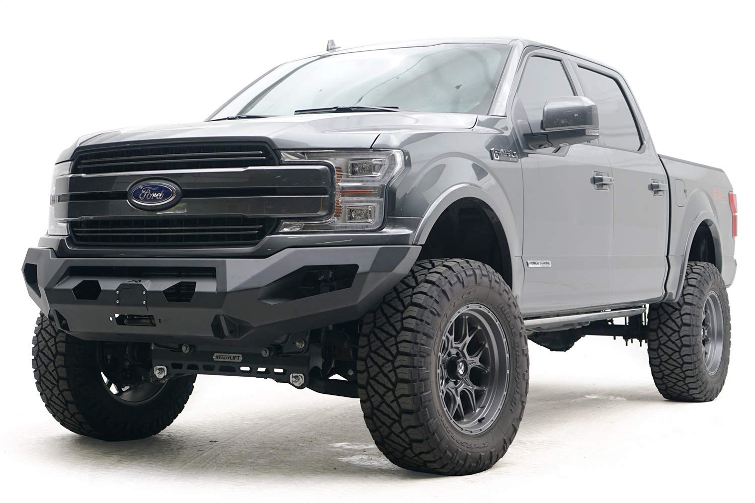 Fab Fours Matrix Full Width Raw Front Winch HD Bumper FF18-X4551-B