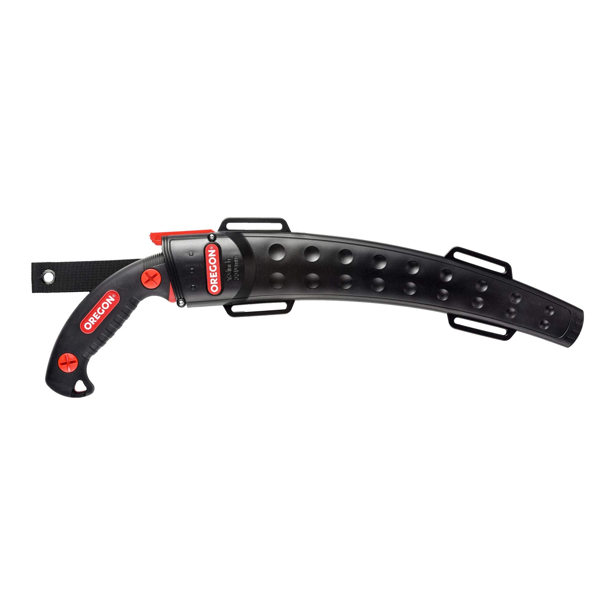 Oregon 13" Premium Curved Japanese High-Carbon Steel Hand Saw, Rust Proof Forestry/Pruning/Cutting Tool, Curved Blade with Scabbard Safety Sheath (600136)