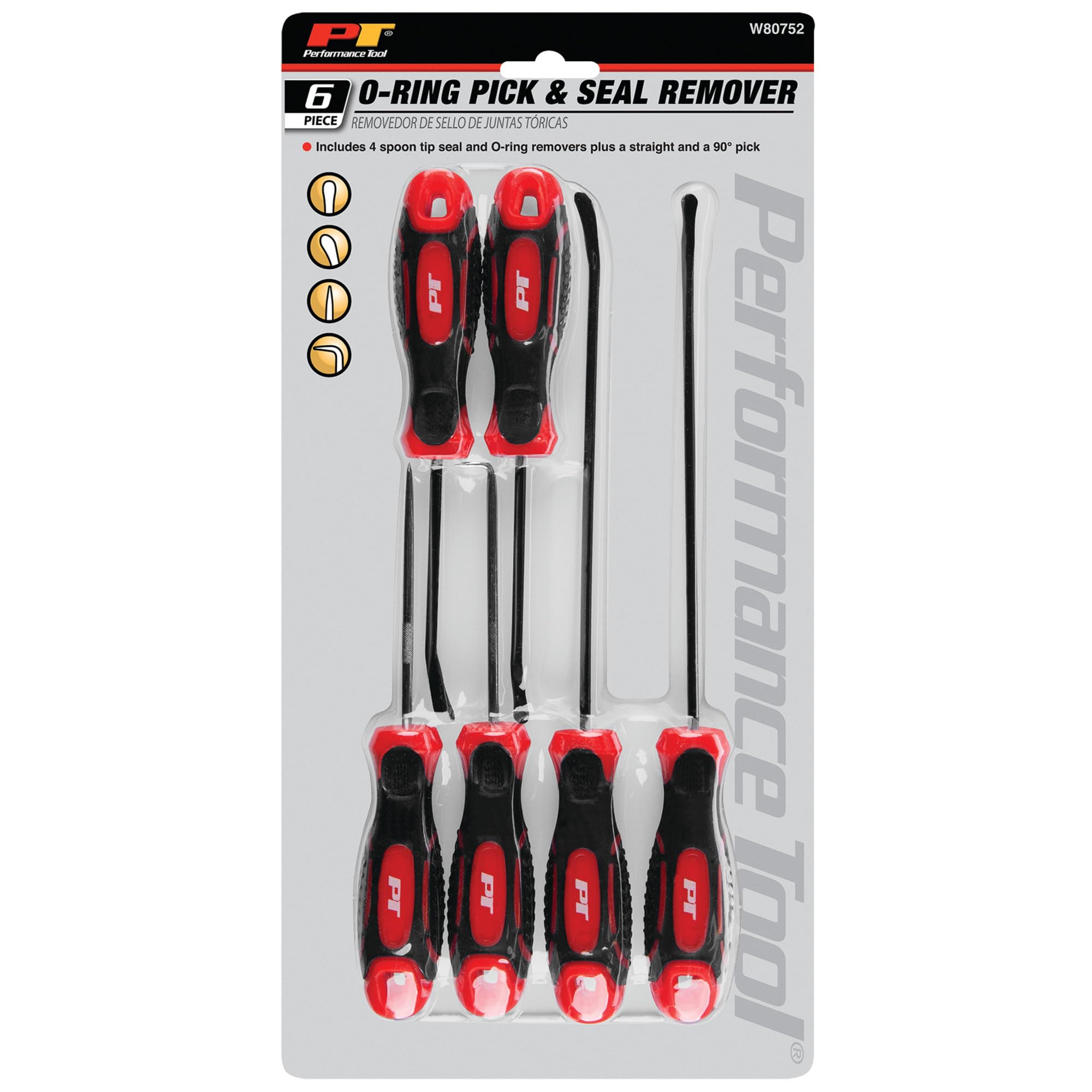 6 pc. Performance Tool O-Ring and Seal Remover - W80752