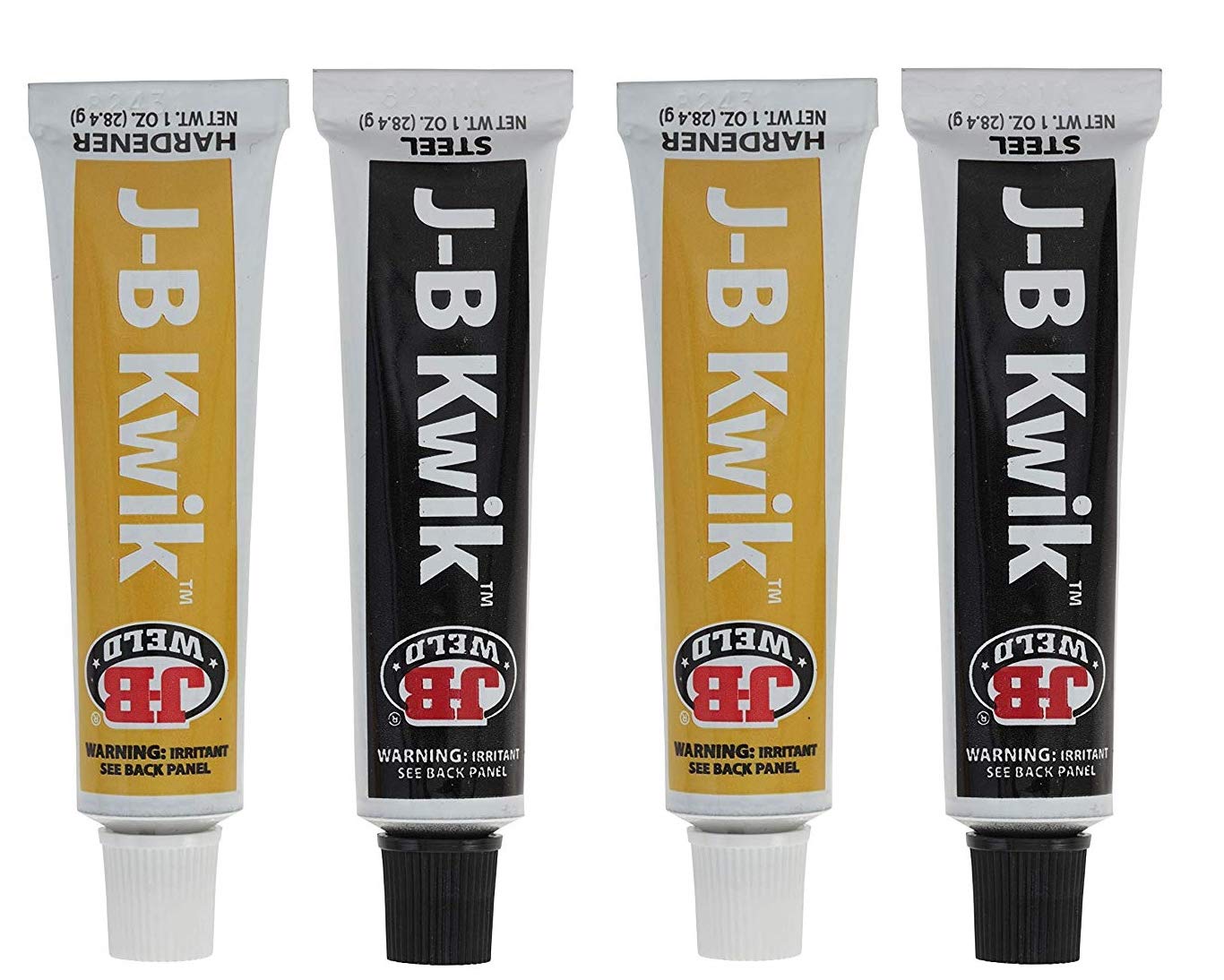 KwikWeld J-B Weld Quick Setting Steel Reinforced Epoxy - 2 oz. (2 Pack)