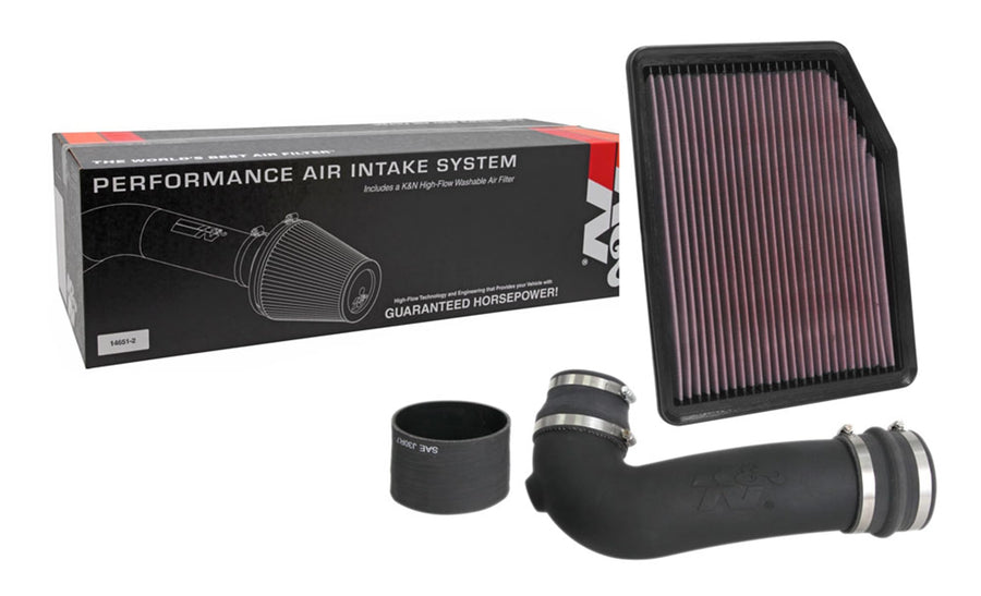 Cold Air Intake System K&N: High-Flow Air Filter, Increase Performance & Towing: Compatible with 2019-2023 Chevy/GMC/Cadillac: Silverado, Suburban, Tahoe, Sierra, Yukon, Escalade, 57-3108