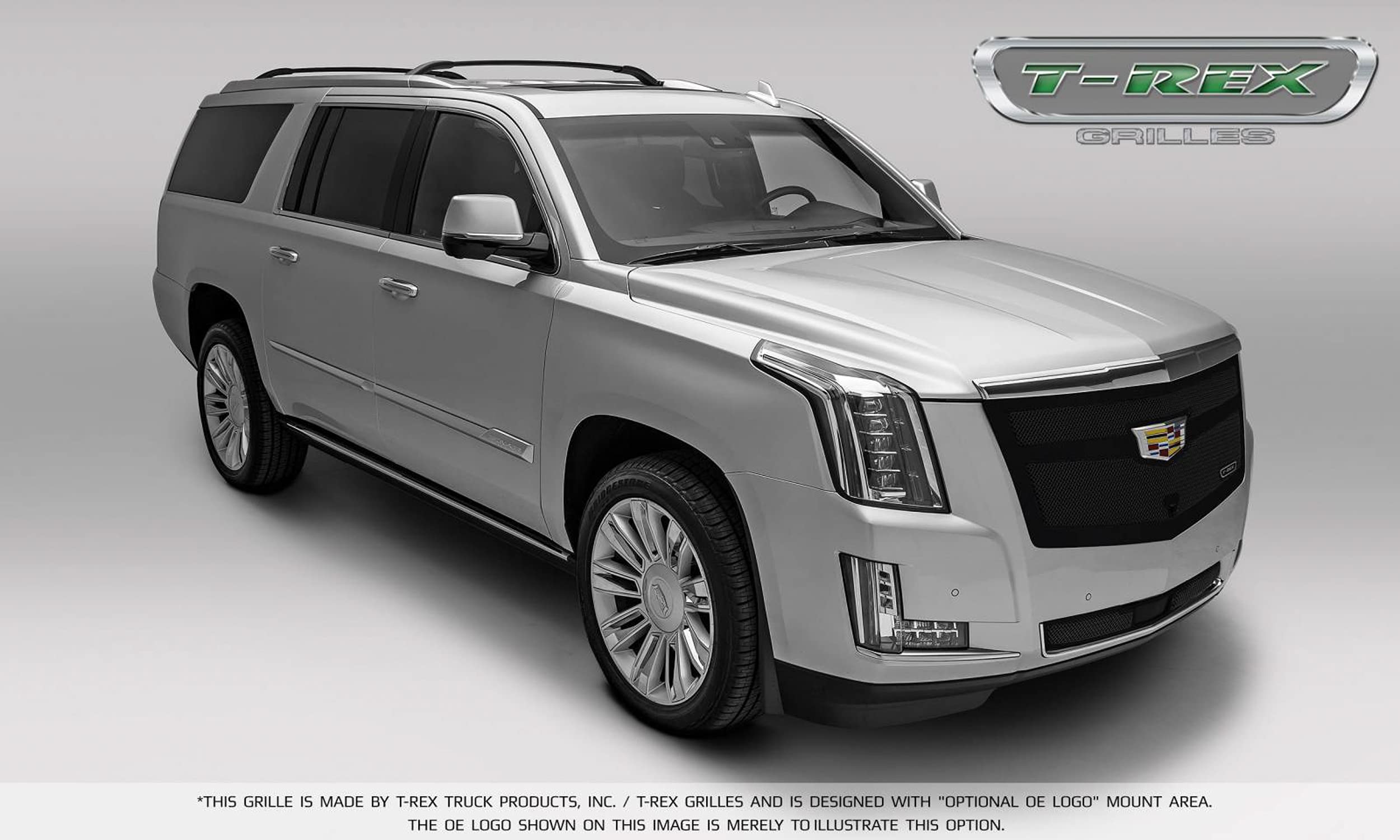 2015 Escalade T-Rex Grilles Upper Class Series Main Grille, Black, 1 Pc, Replacement - PN #51183