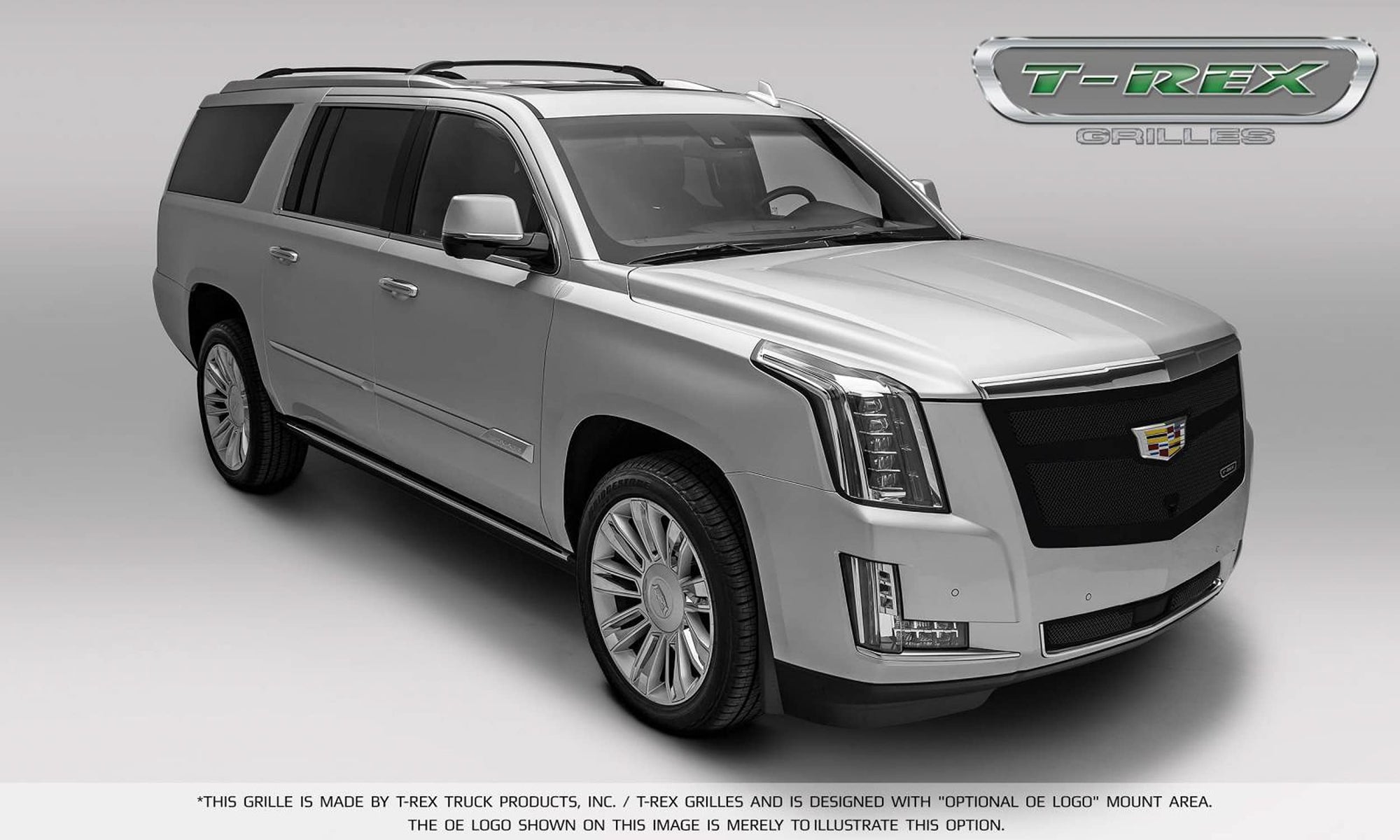 2015 Escalade T-Rex Grilles Upper Class Bumper Grille, Black, 1 Pc, Replacement - PN #52183