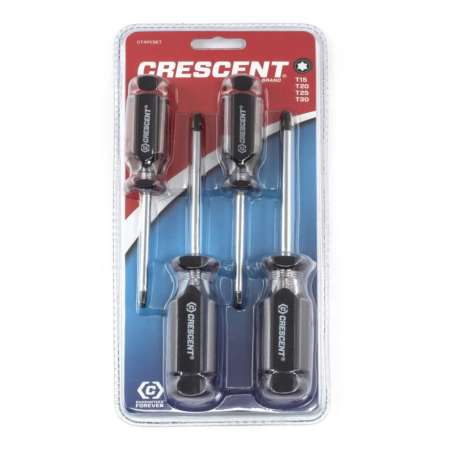 4 Pc. Crescent Torx® Acetate Screwdriver Set - CT4PCSET