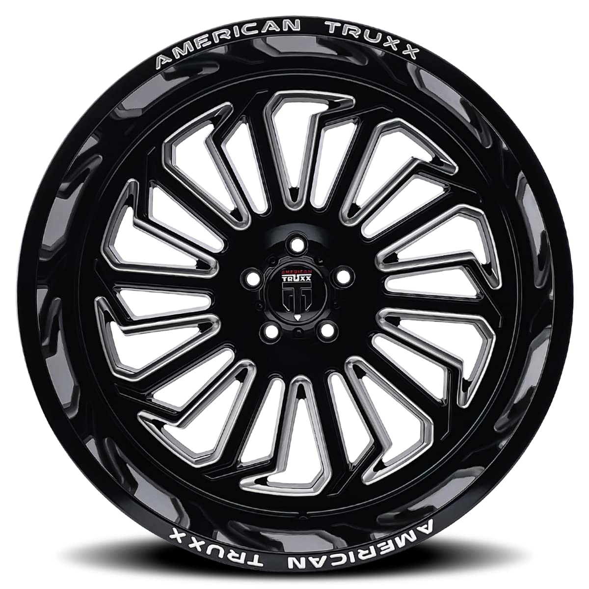 Butcher American Truxx AT1916 Gloss Black Milled 12-20