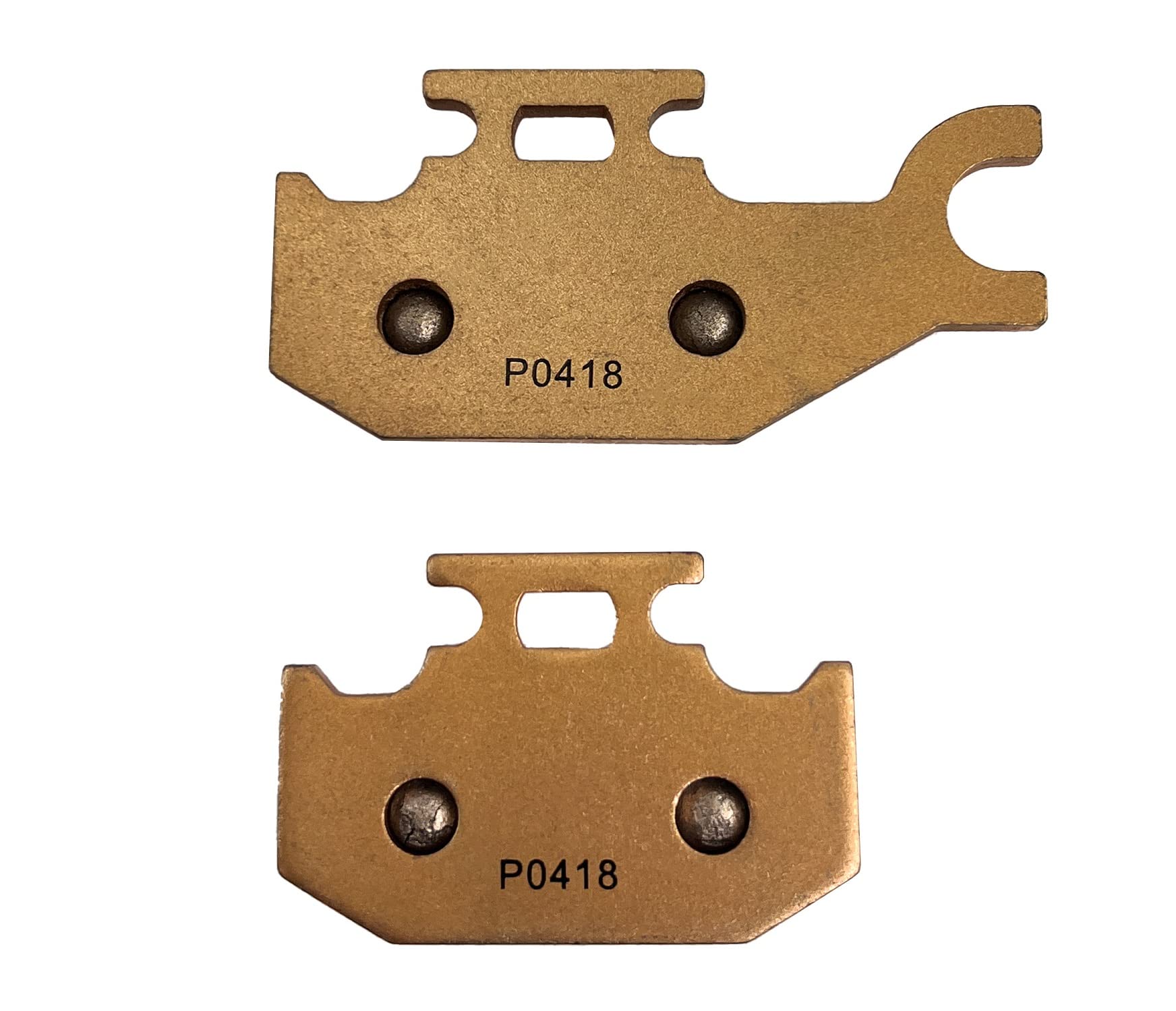 Front Left, Rear Left Demon Powersports Sintered Brake Pads Compatible for Yamaha Rhino 450/660, Raptor 700, Sintered Metallic Material for Better Grip (See Fitment Details in Description)