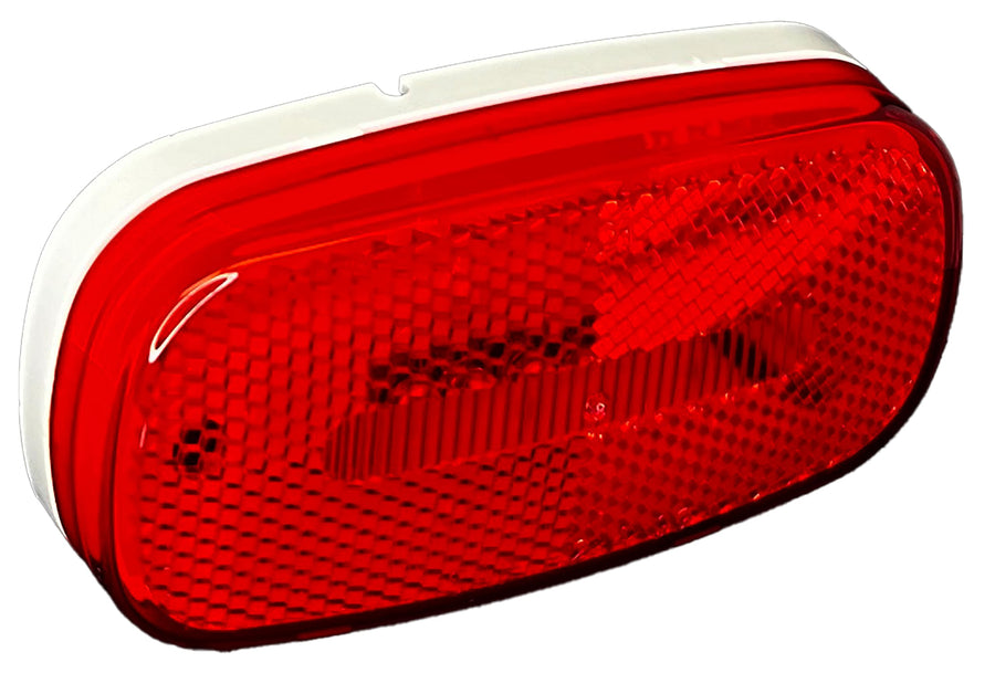 Red Oblong RV Designer L903 Marker/Clearance Light, P2, 4.13″ x 2.0″ Reflex LED