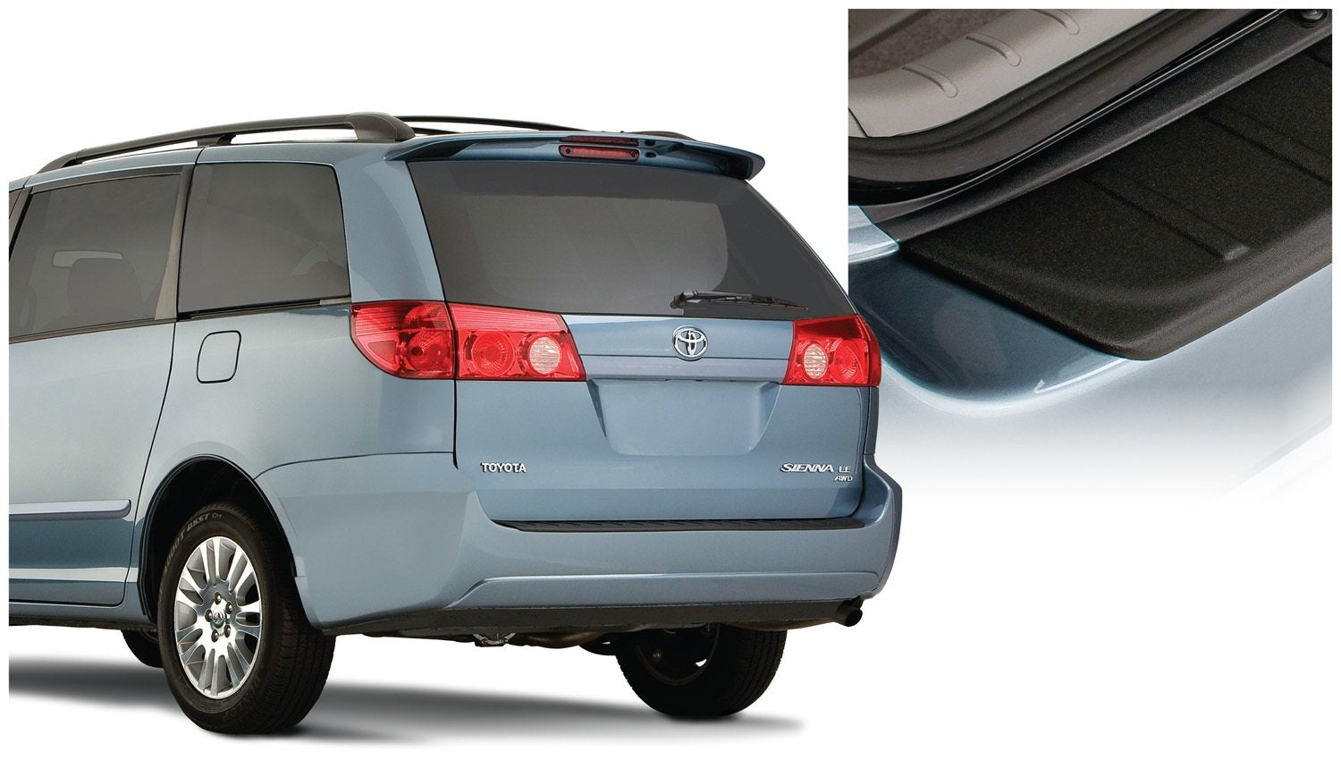 Rear Bumper Protector Auto Ventshade 34004, OE Style for 2004-2010 Toyota Sienna