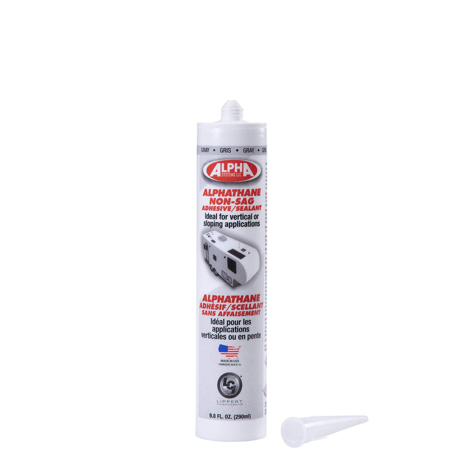 Non-Sag Sealant 5160 ALPHATHANE for 5th Wheel RVs, Travel Trailers and Motorhomes