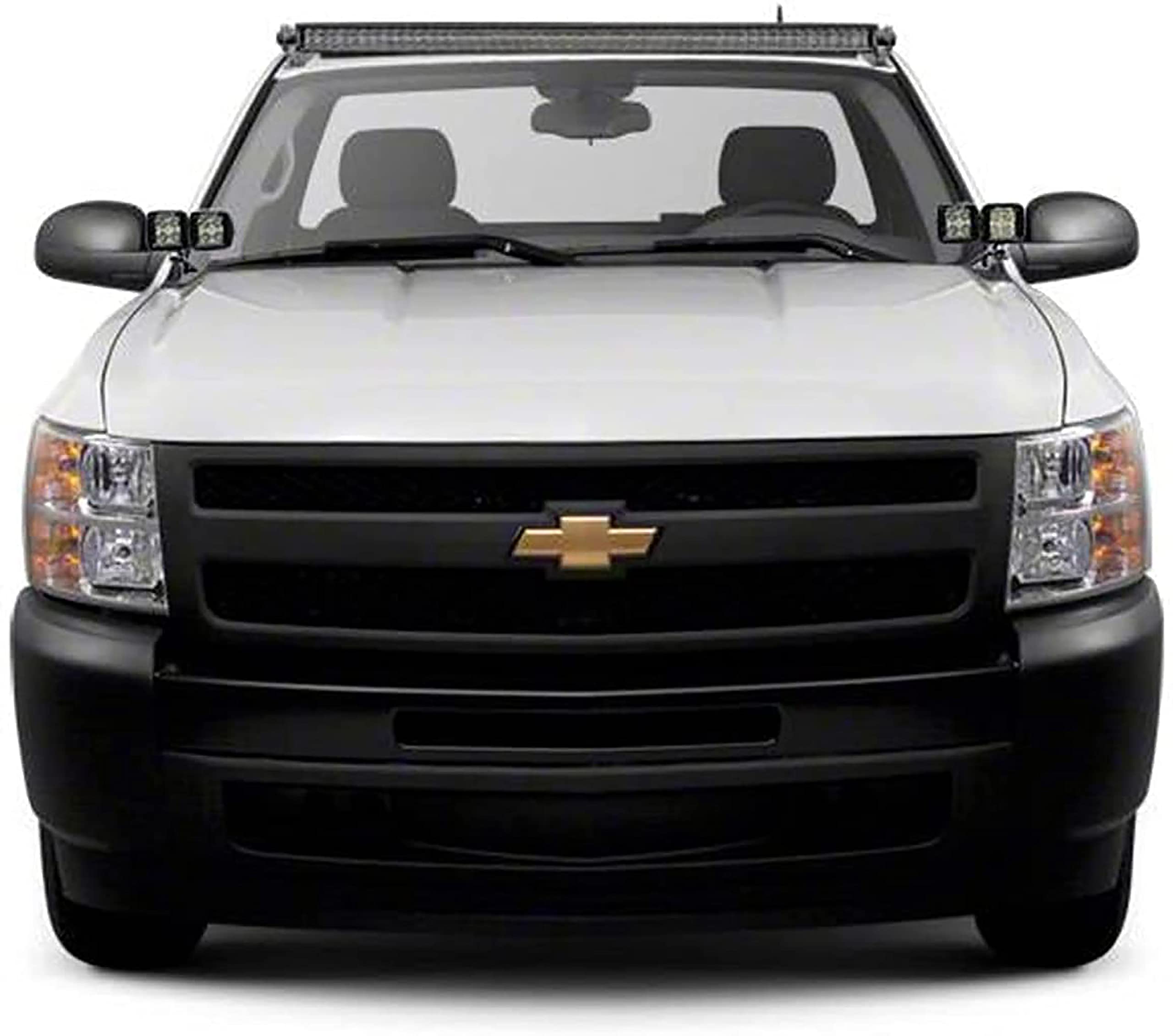 ZROADZ Black A-Pillar 4-LED Pod Light KIT Z362051-KIT4 2007-2013 CHEVROLET SILVERADO 1500