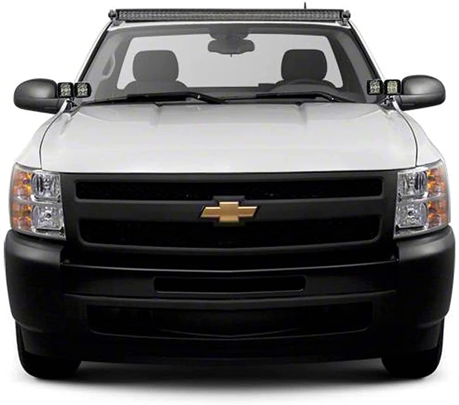 ZROADZ Black A-Pillar 4-LED Pod Light KIT Z362051-KIT4 2007-2013 CHEVROLET SILVERADO 1500