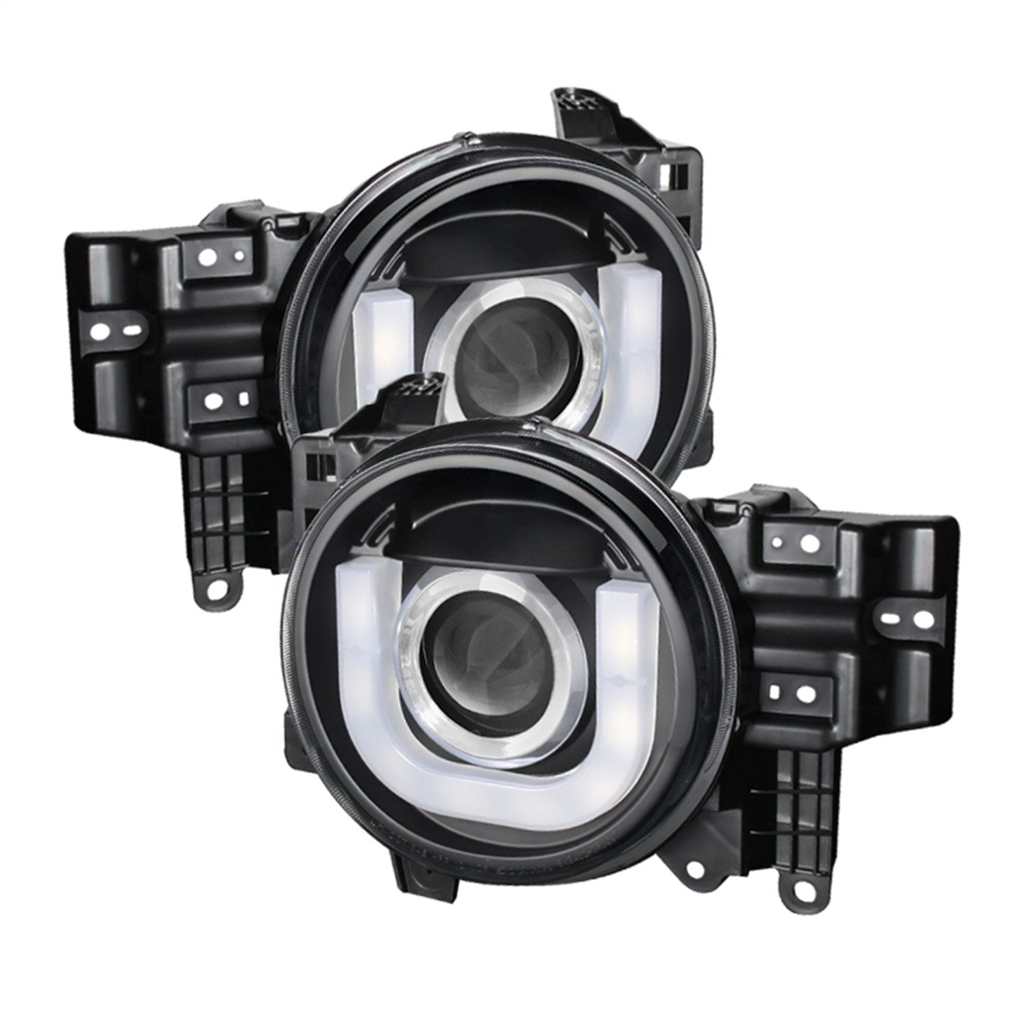 Black/Clear Spyder Auto 5075314 Projector Style Headlights