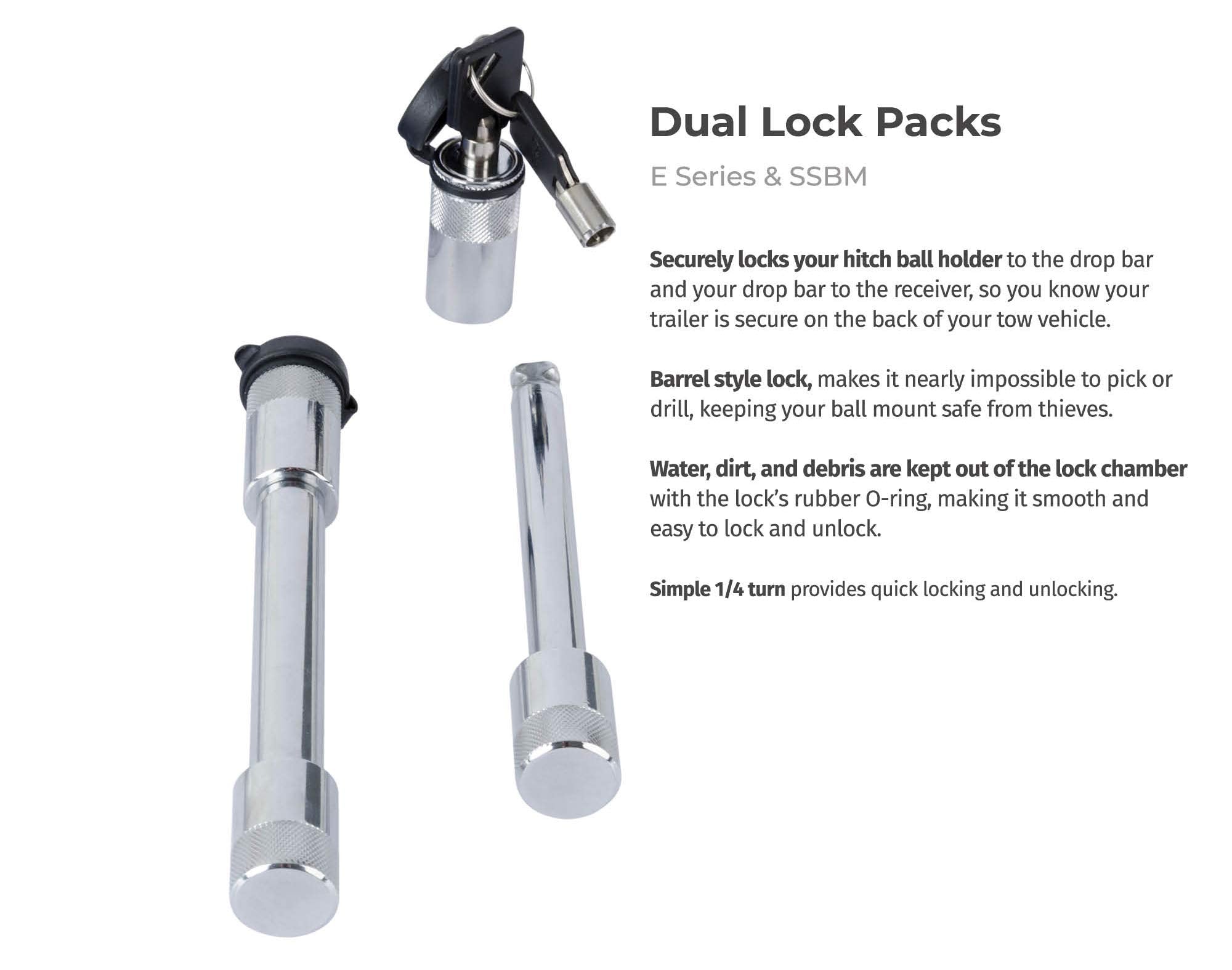 Flash Fastway 86-00-3660 E-Series Dual Lock Pack with 2 Keys