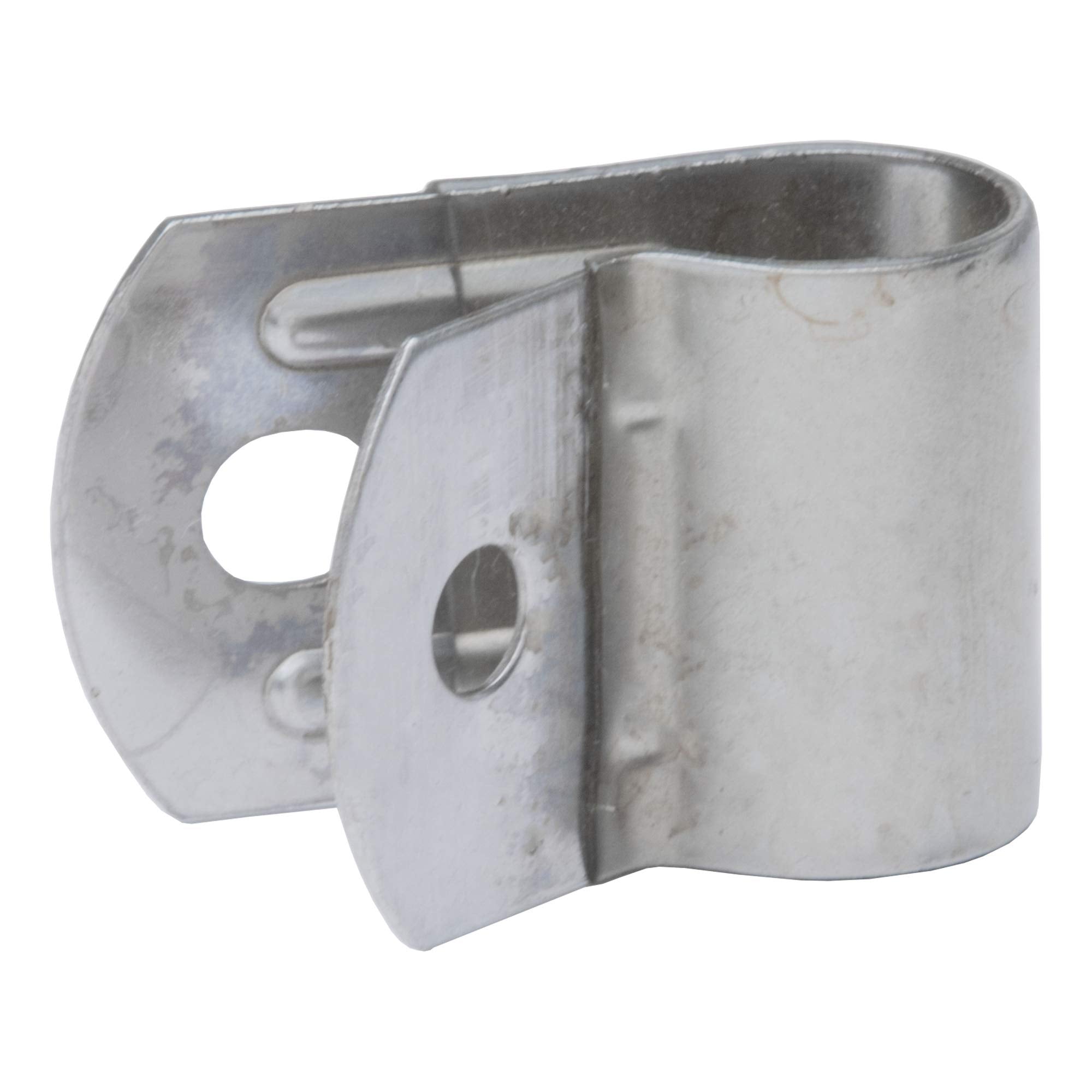 3/4-Inch Retrac Plastic-Coated Stainless Steel Mirror Clamp, 5/16-In Holes