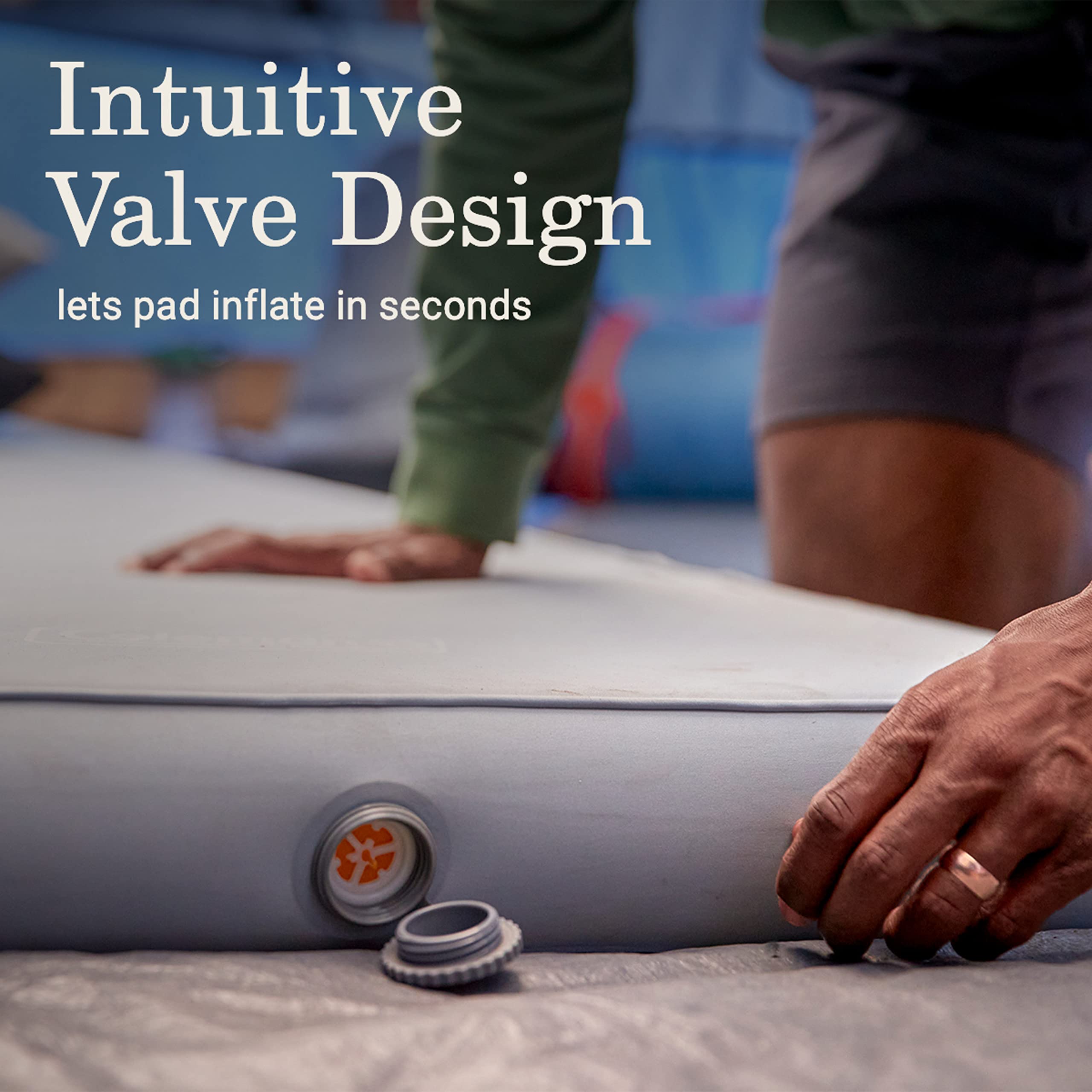 Coleman Self-Inflating Cloudland Sleeping Pad, Extra Thick Insulating Foam, Air Fills in Minutes