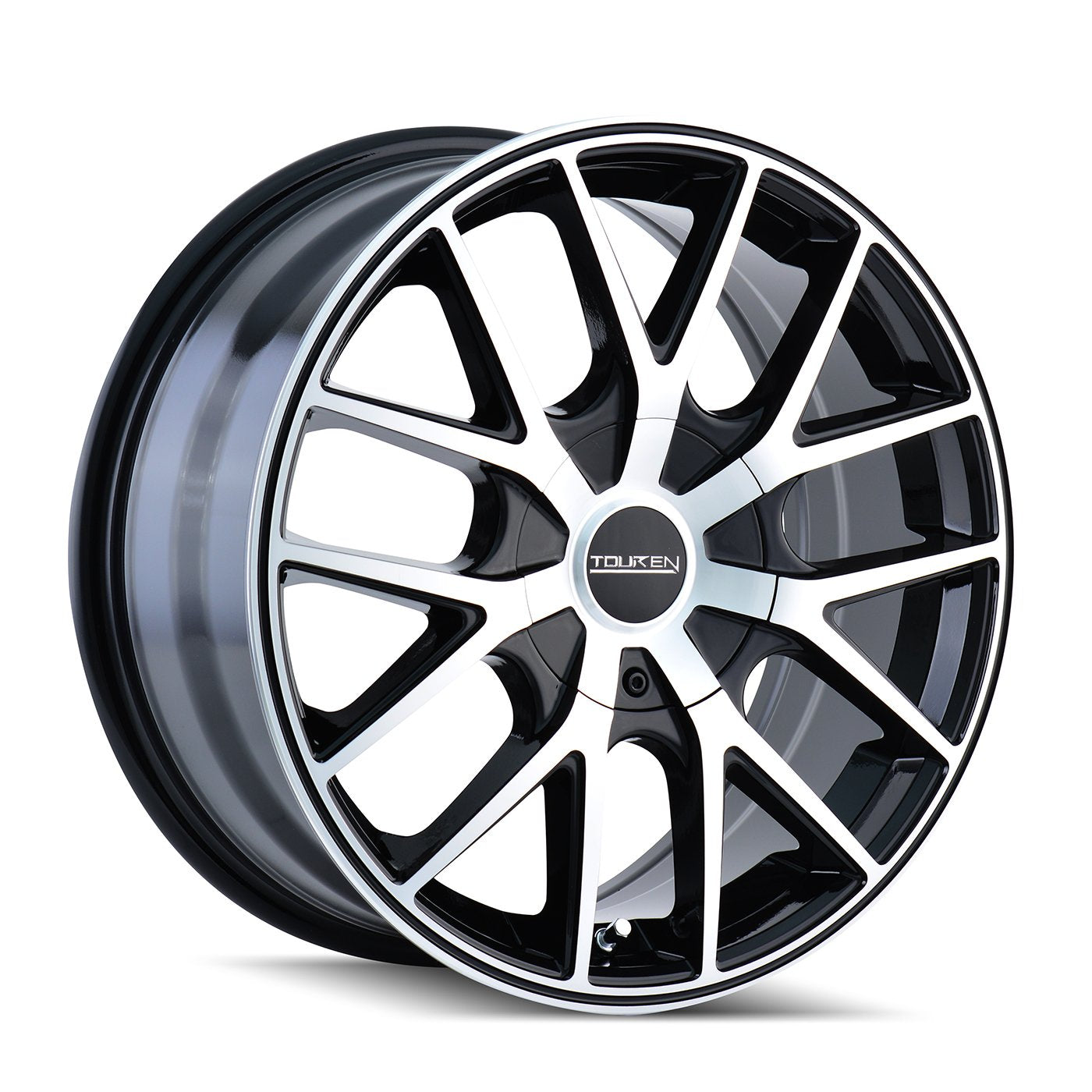 18x8 TR60, Bolt Pattern: 5x112/120, Offset: 40, BLACK/MACHINED FACE/BLACK RING, set of 1