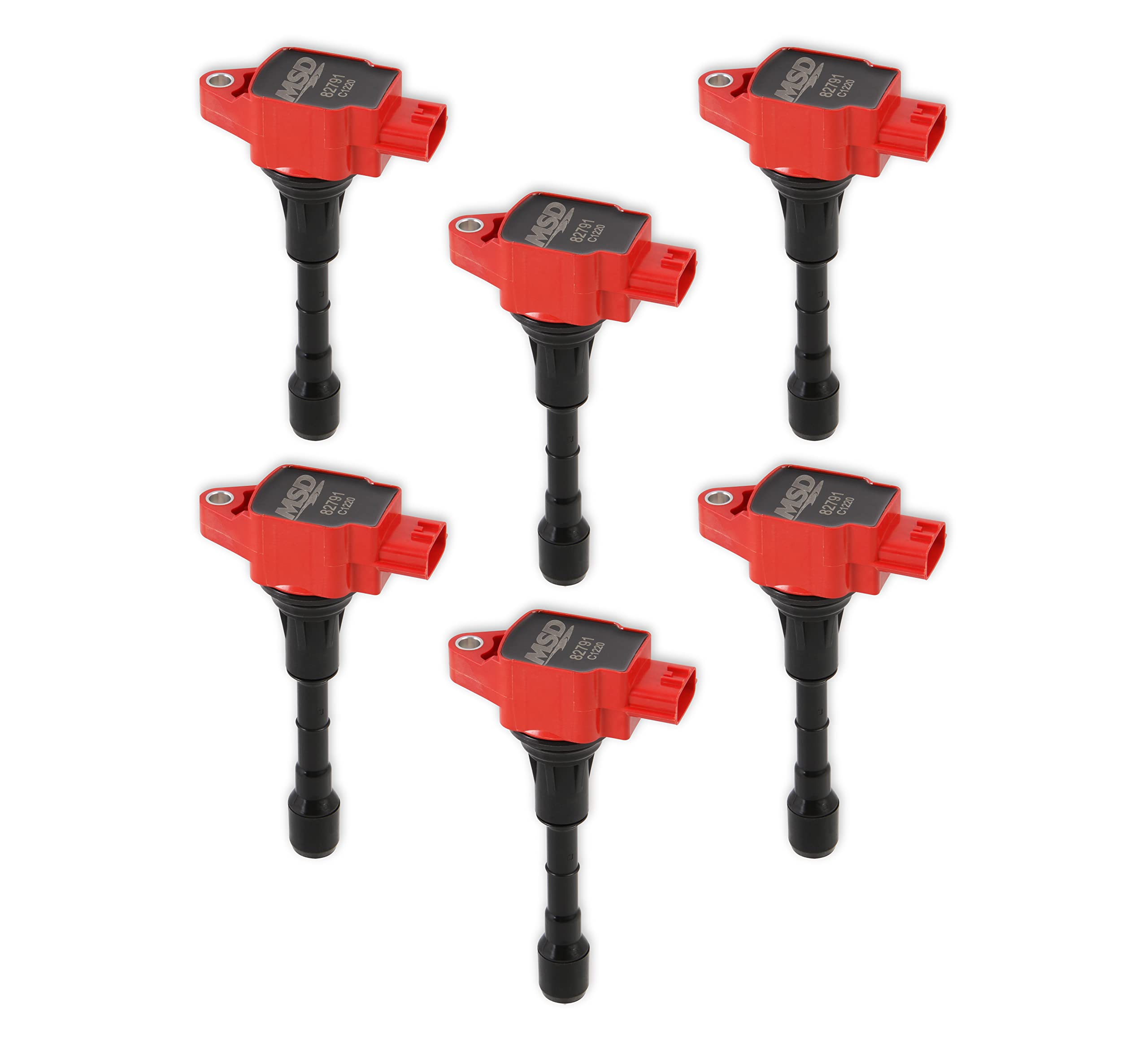 Blaster Series MSD 827916 Ignition Coils Red 6-Pack