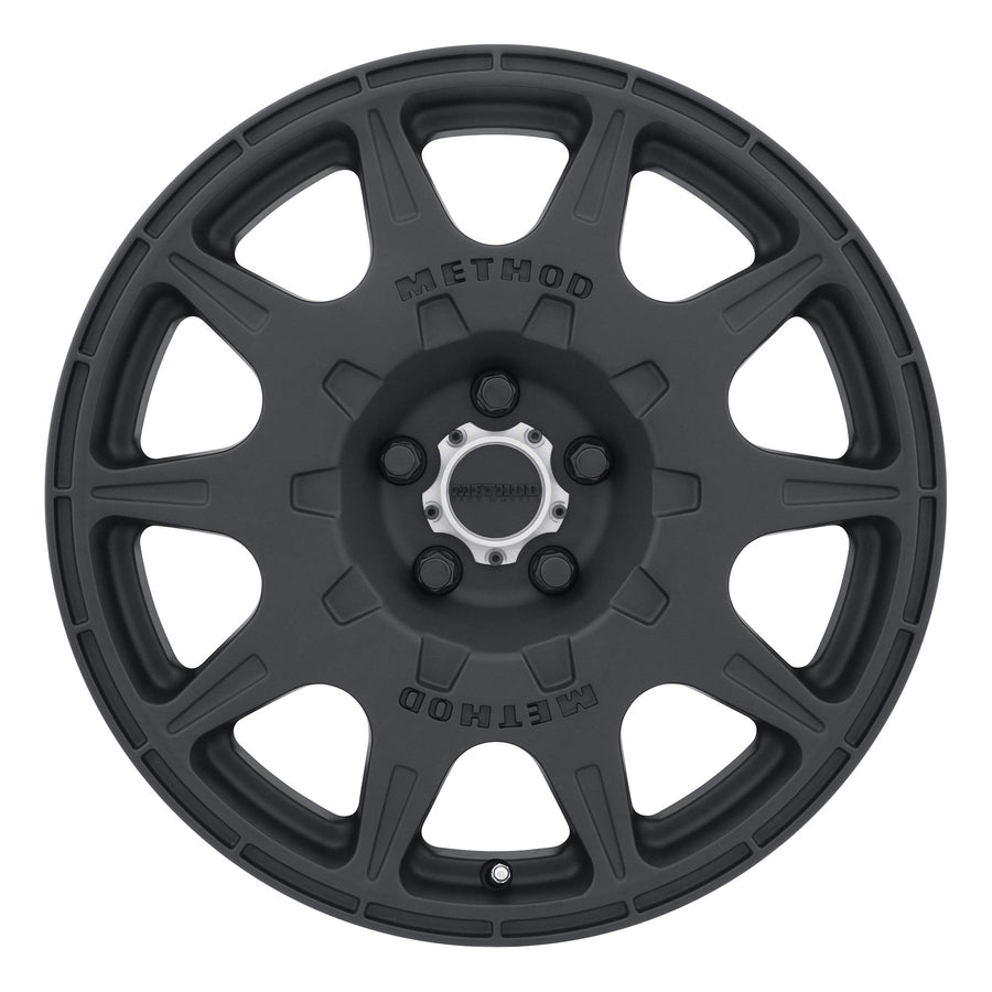 502 RALLY Method Race Wheels Matte Black 17x8" 5x100", 38mm offset 6.1" Backspace, MR50278051538