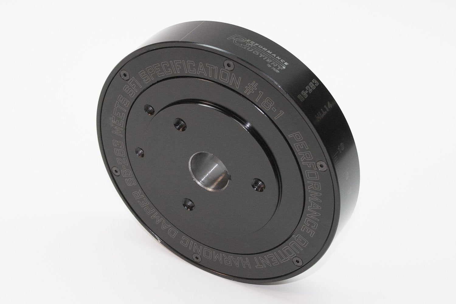 PRW Industries PQx 2428340 SFI-Rated Racing Steel Damper SFI Spec 18.1 Steel/Elastomer Internal Balance 8.0 in. OD Black