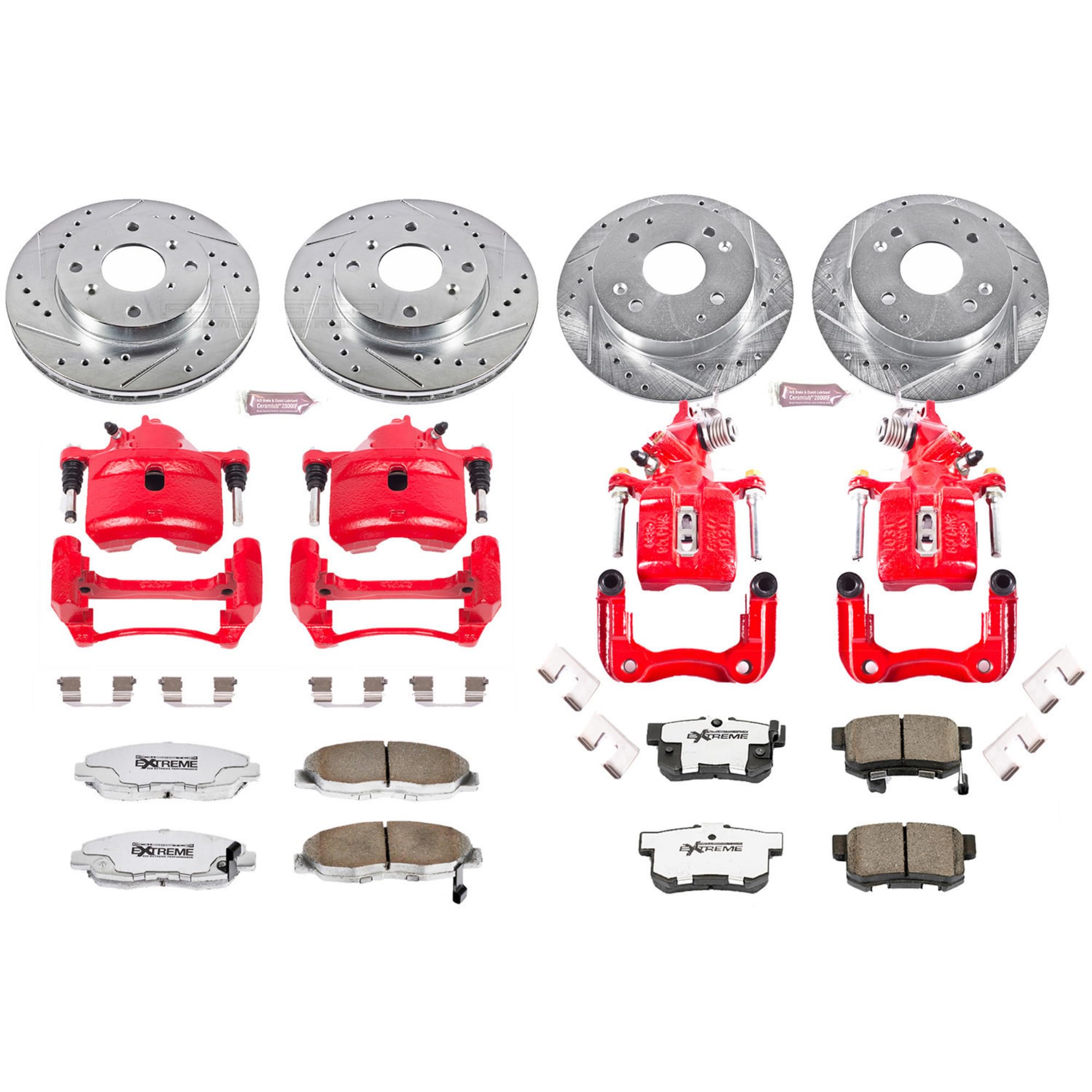 Power Stop Z26 KC1240A-26 Brake Kit Front & Rear Honda For Honda Accord 1998-2002 [Model Specific]