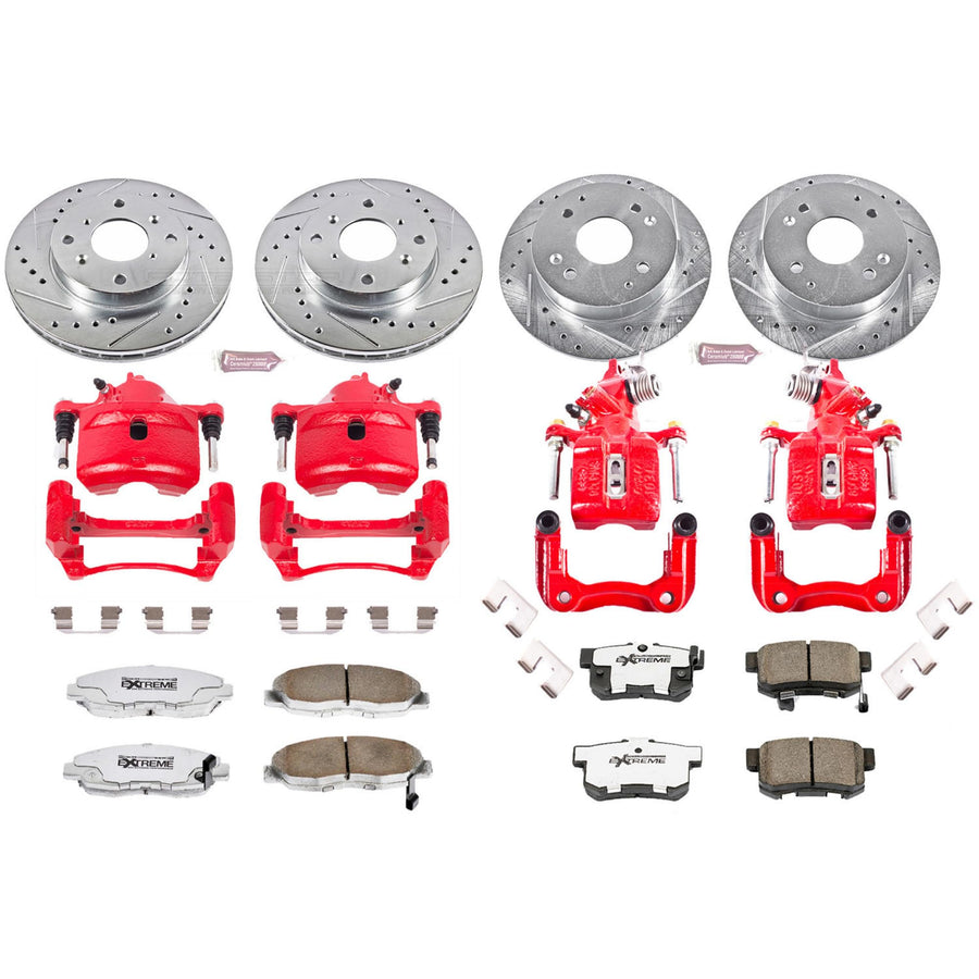 Power Stop Z26 KC1240A-26 Brake Kit Front & Rear Honda For Honda Accord 1998-2002 [Model Specific]