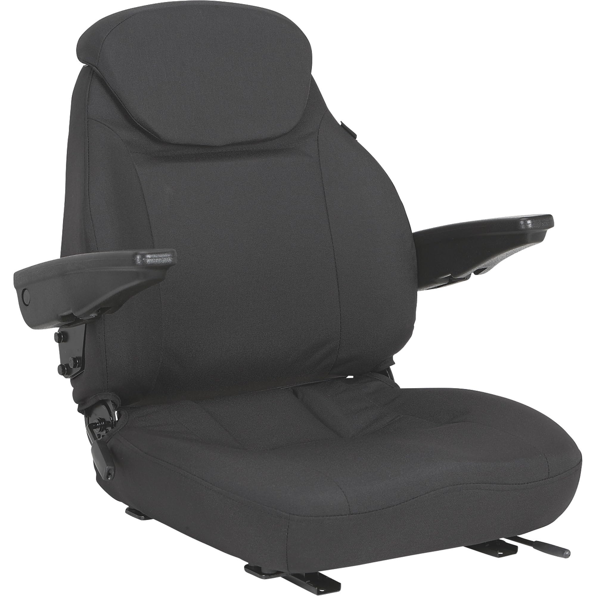 Black Talon Northern Tool+Equipment Cordura Tractor Seat with Adjustable Lumbar Support - Black, Model 440